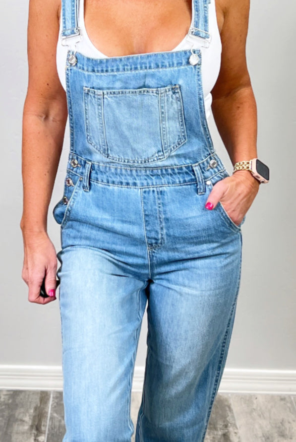 Best Yet Light Wash Overalls-overalls-privityboutique-Privity Boutique, Women’s Fashion Boutique in Mesa, Arizona