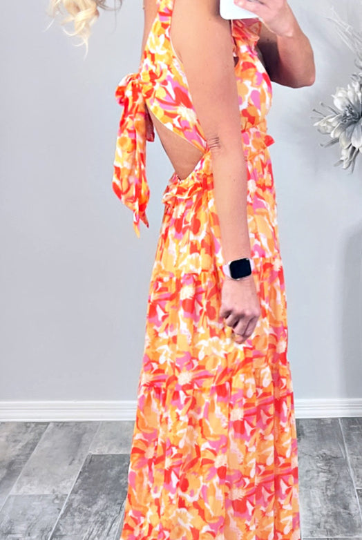 Sunshine Dreaming Open Back Dress-Dress-privityboutique.com-Privity Boutique, Women’s Fashion Boutique in Mesa, Arizona