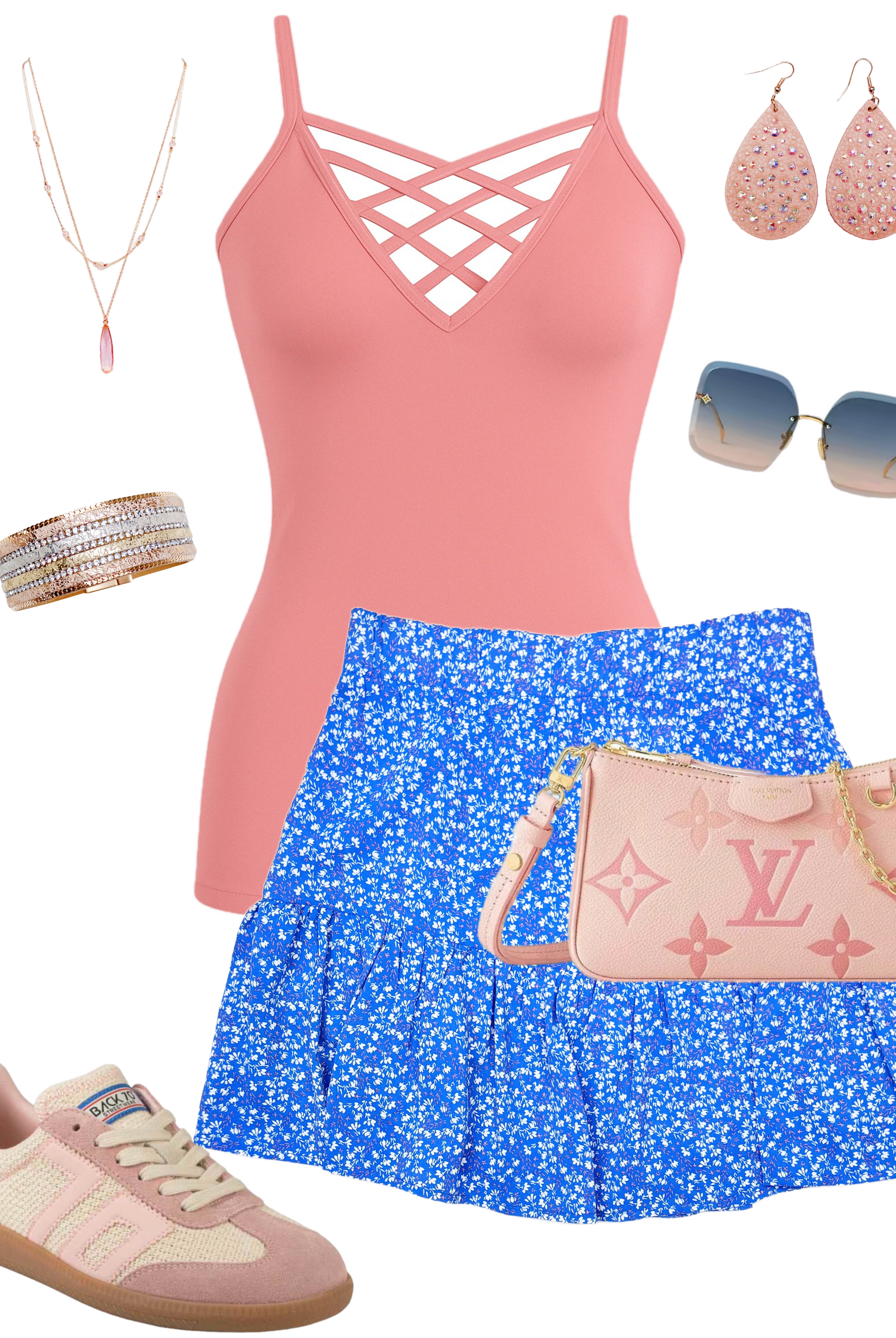 Long Caged Cami - Rose-cami-privityboutique-Privity Boutique, Women’s Fashion Boutique in Mesa, Arizona