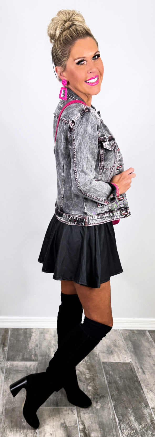 Black Washed Jacket-Top-privityboutique.com-Privity Boutique, Women’s Fashion Boutique in Mesa, Arizona