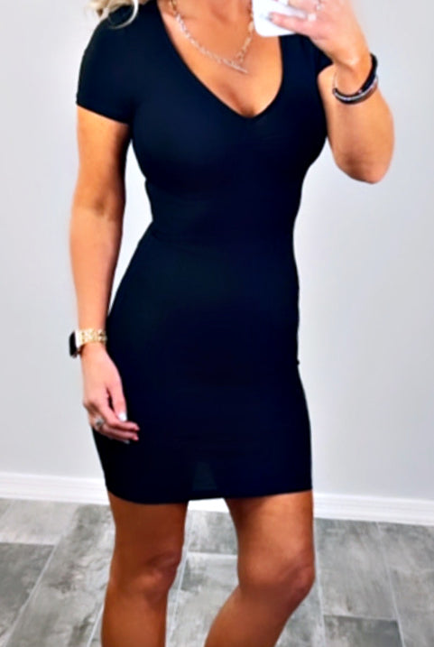 Hidden Romance Dress - Black-Dress-privityboutique.com-Privity Boutique, Women’s Fashion Boutique in Mesa, Arizona