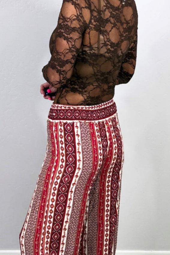 You Say It Best Smocked Waist Printed Pants-palazzo-privityboutique.com-Privity Boutique, Women’s Fashion Boutique in Mesa, Arizona