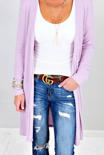 Keep Your Secrets Cardigan - Lavender-Top-privityboutique.com-Privity Boutique, Women’s Fashion Boutique in Mesa, Arizona