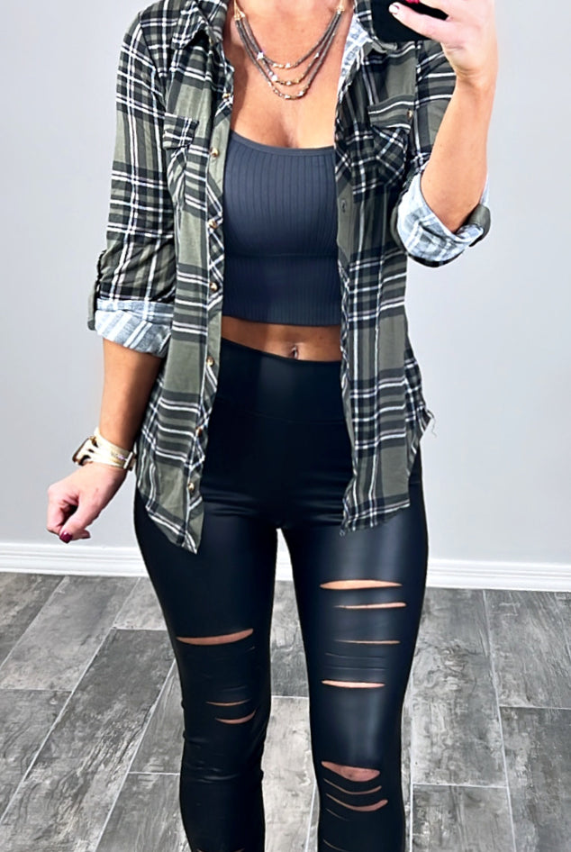 Duly Noted Ribbed Crop Top - Grey-Top-privityboutique.com-Privity Boutique, Women’s Fashion Boutique in Mesa, Arizona