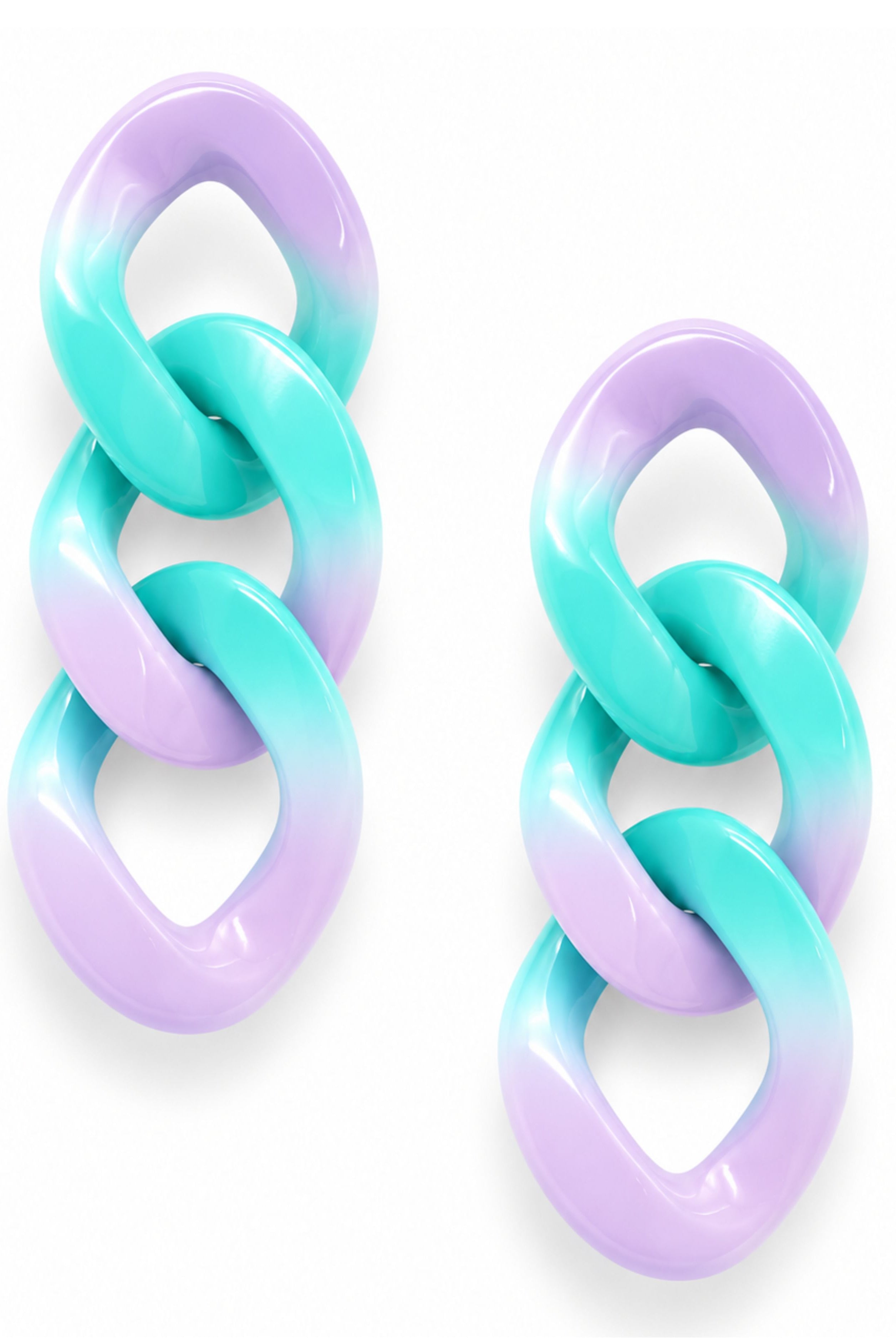Ombre Chain Earrings-earrings-privityboutique-Privity Boutique, Women’s Fashion Boutique in Mesa, Arizona