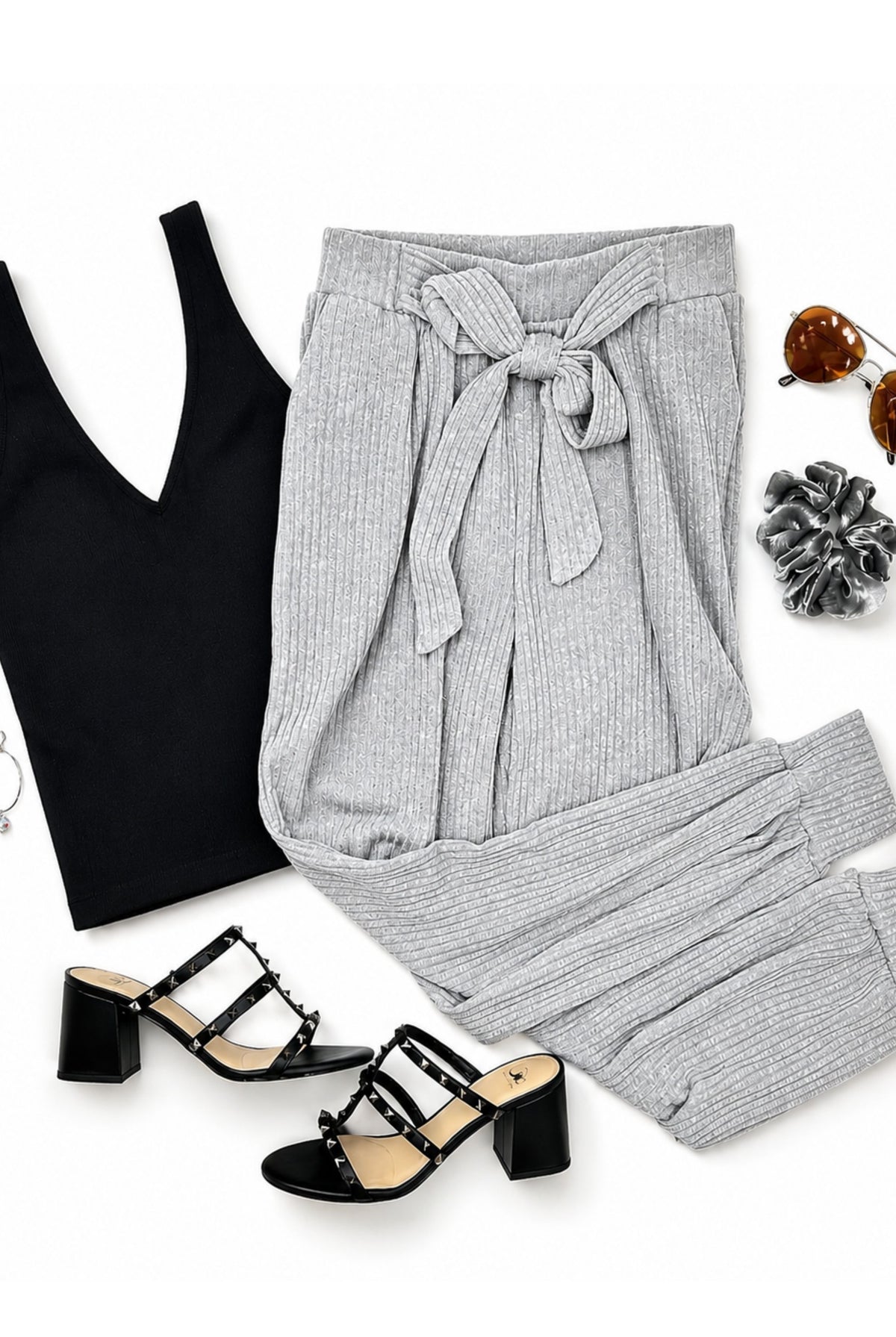 Feel The Magic Pants - Grey-Joggers-privityboutique.com-Privity Boutique, Women’s Fashion Boutique in Mesa, Arizona