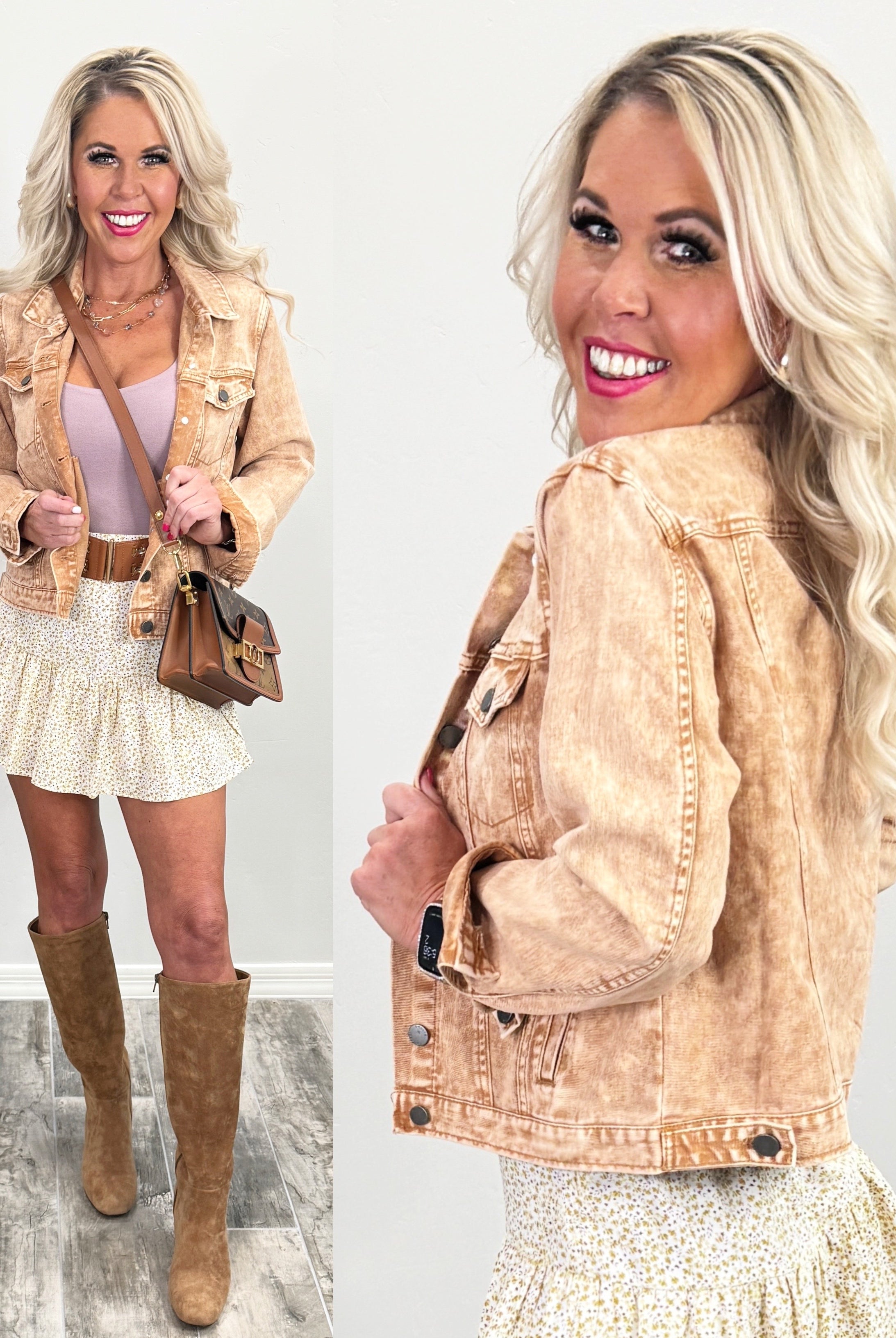 Mocha Washed Jacket-Top-privityboutique.com-Privity Boutique, Women’s Fashion Boutique in Mesa, Arizona
