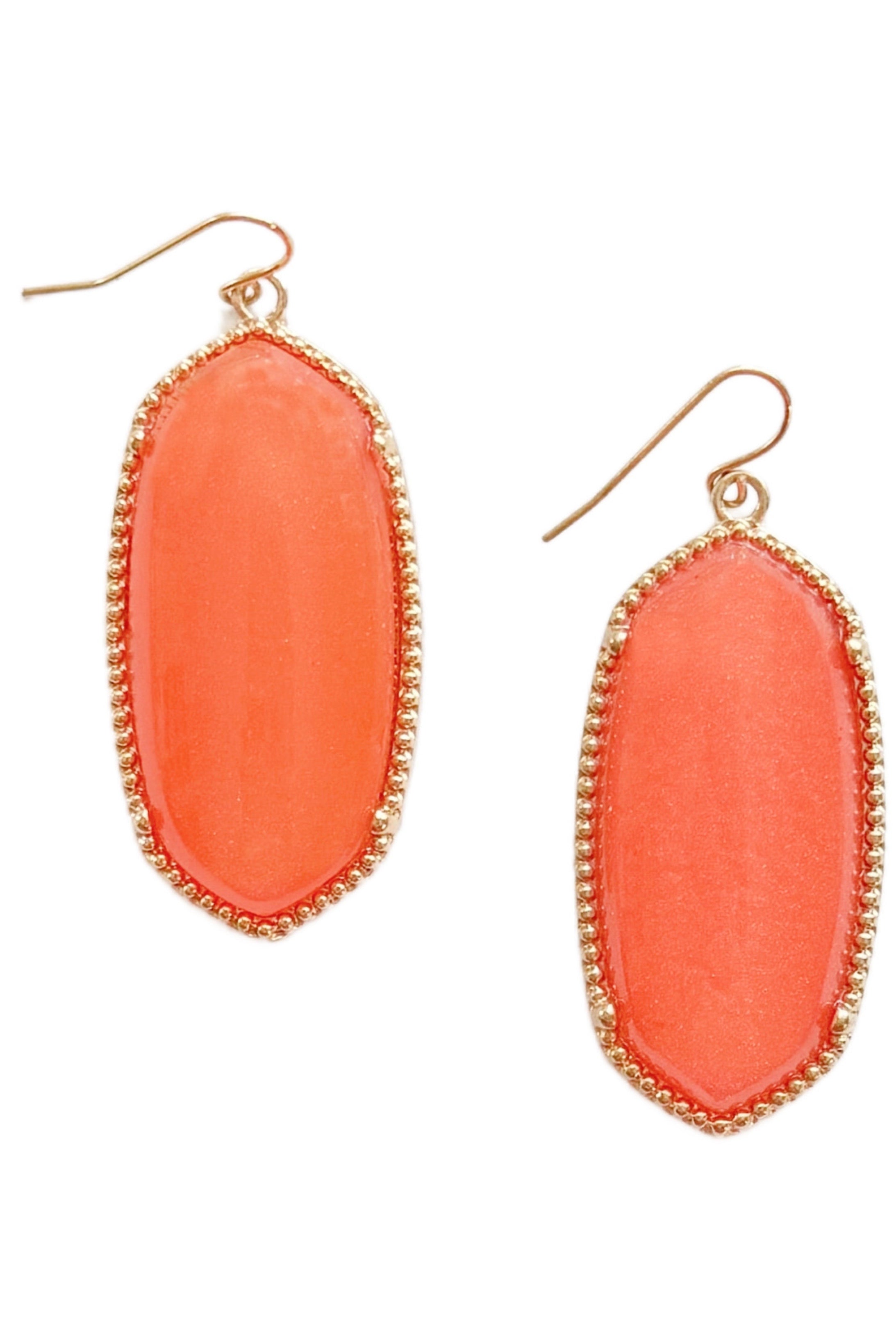 Coral Drop Earrings-Earrings-privityboutique-Privity Boutique, Women’s Fashion Boutique in Mesa, Arizona