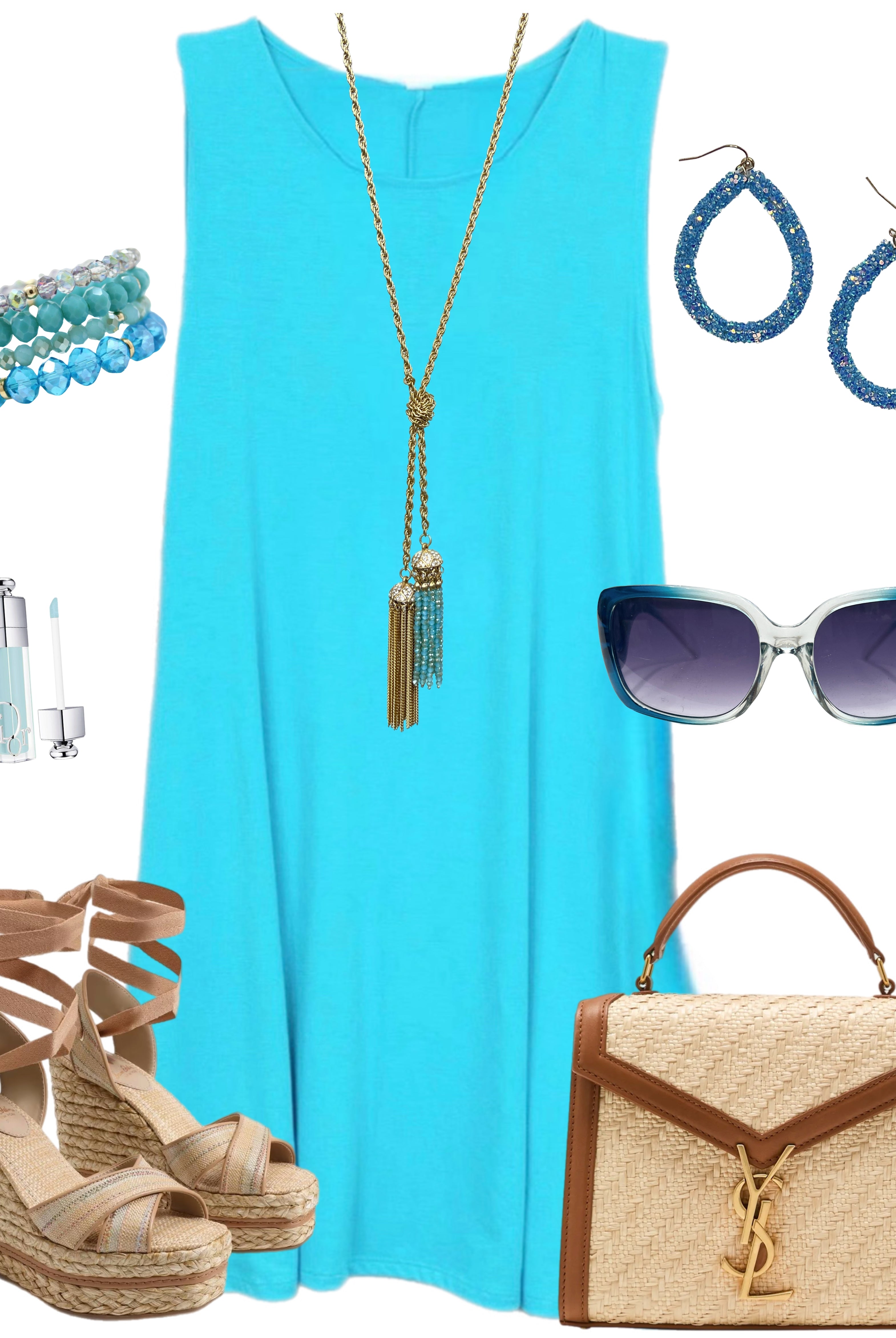 Basic Pocket Tank Dress - Ocean-Dress-privityboutique.com-Privity Boutique, Women’s Fashion Boutique in Mesa, Arizona