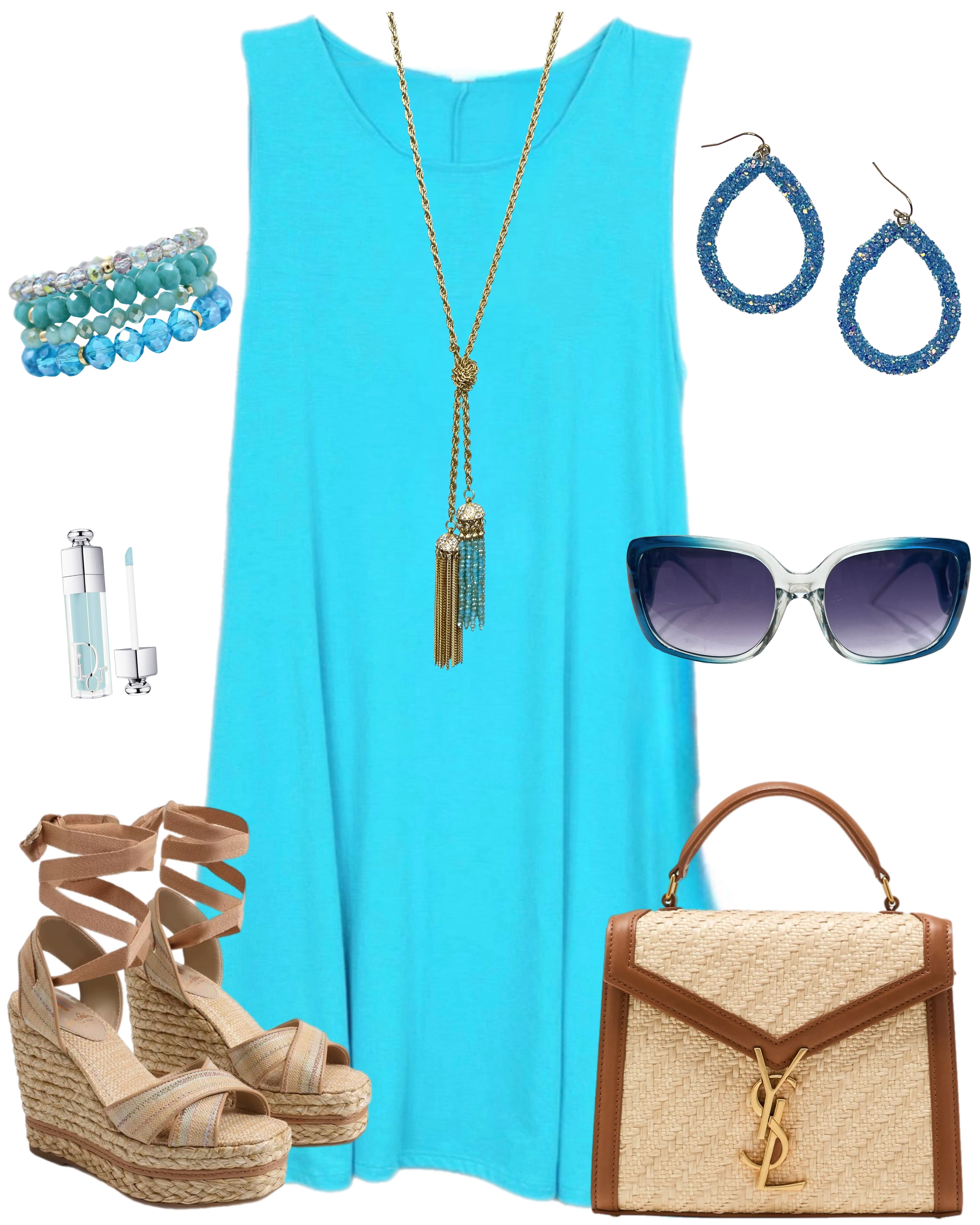 Basic Pocket Tank Dress - Ocean-Dress-privityboutique.com-Privity Boutique, Women’s Fashion Boutique in Mesa, Arizona