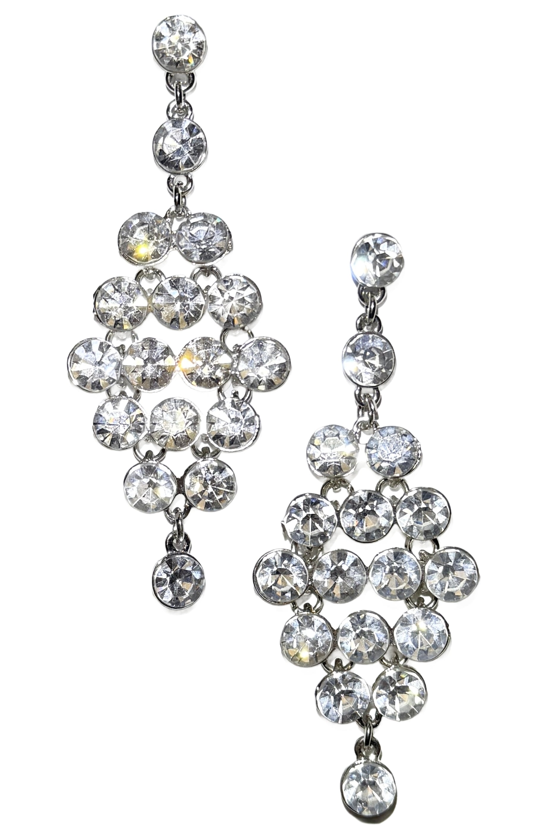 Be The Queen Rhinestone Drop Earrings-Earrings-privityboutique-Privity Boutique, Women’s Fashion Boutique in Mesa, Arizona