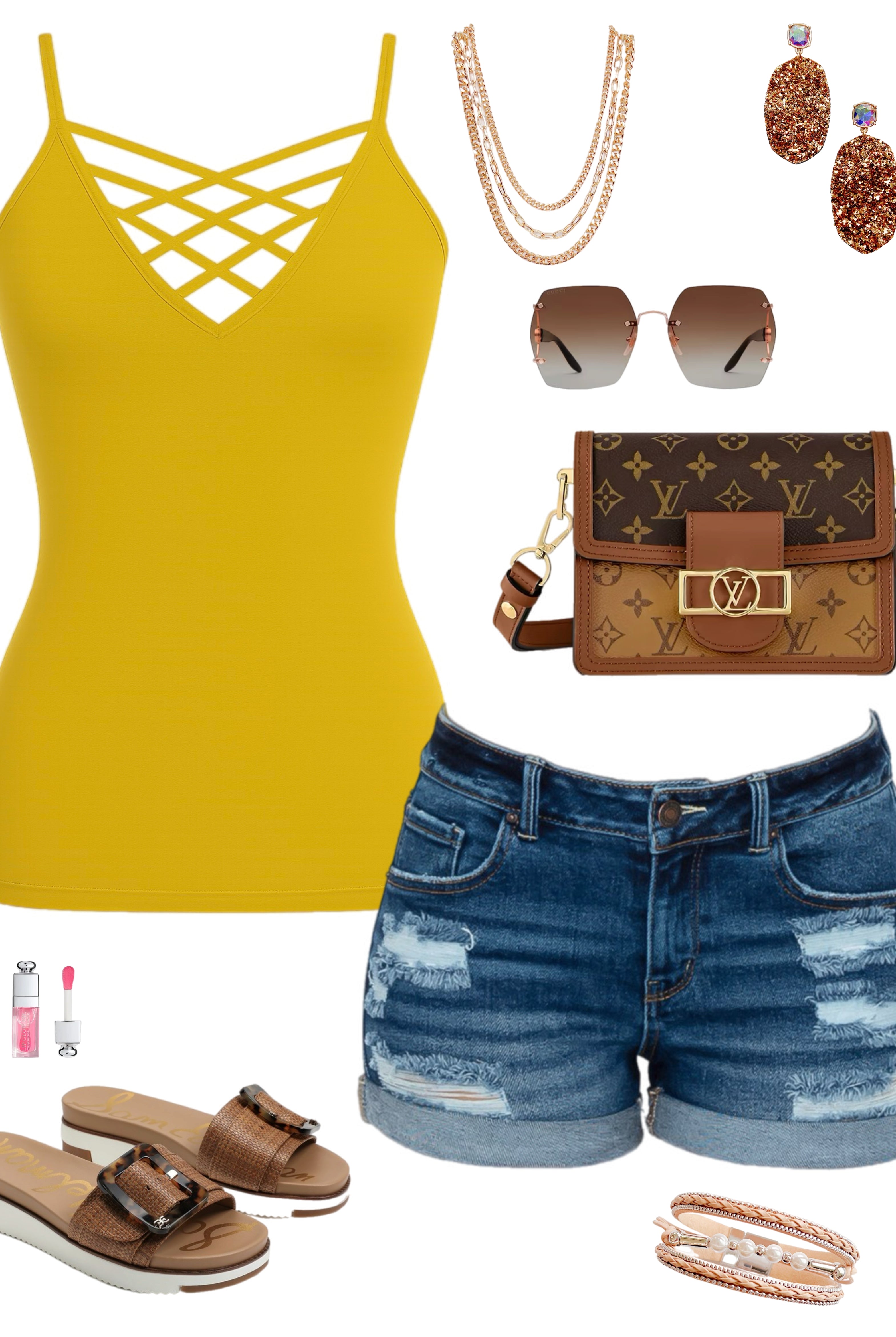 Long Caged Cami - Wasabi-cami-privityboutique-Privity Boutique, Women’s Fashion Boutique in Mesa, Arizona