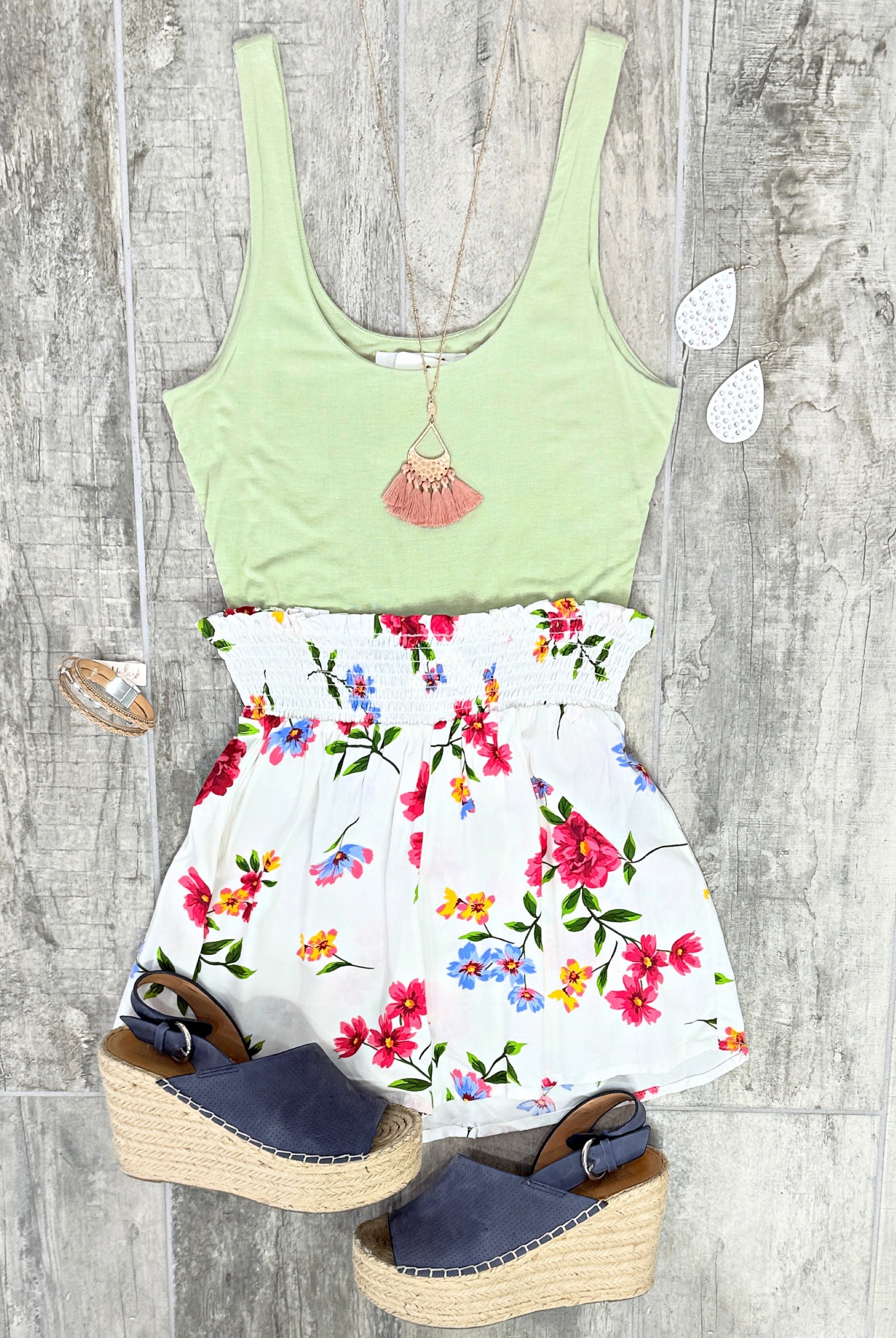 Ready For Anything Bodysuit - Kiwi-bodysuit-privityboutique.com-Privity Boutique, Women’s Fashion Boutique in Mesa, Arizona