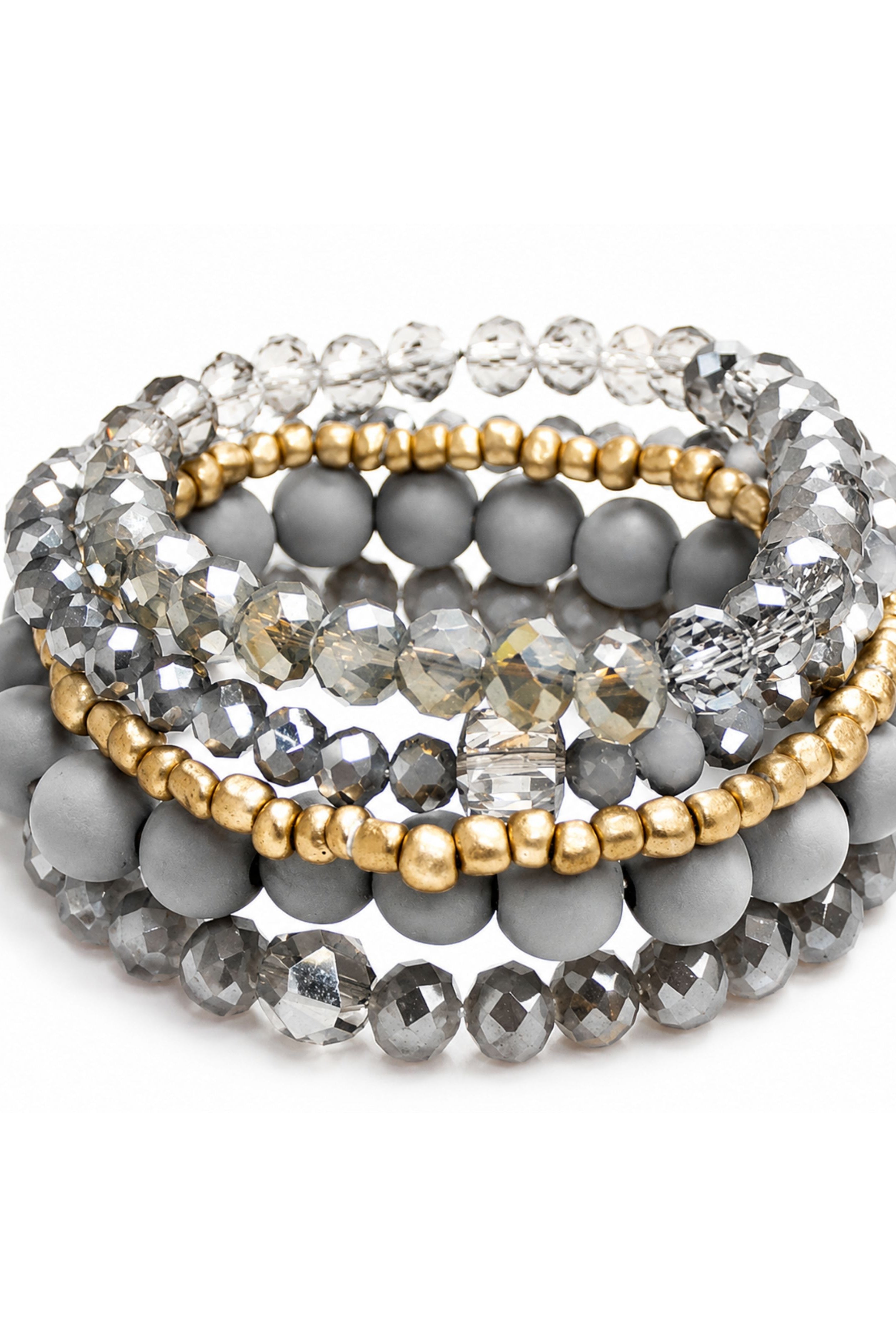 Grey Stack Bracelet-Bracelet-privityboutique.com-Privity Boutique, Women’s Fashion Boutique in Mesa, Arizona