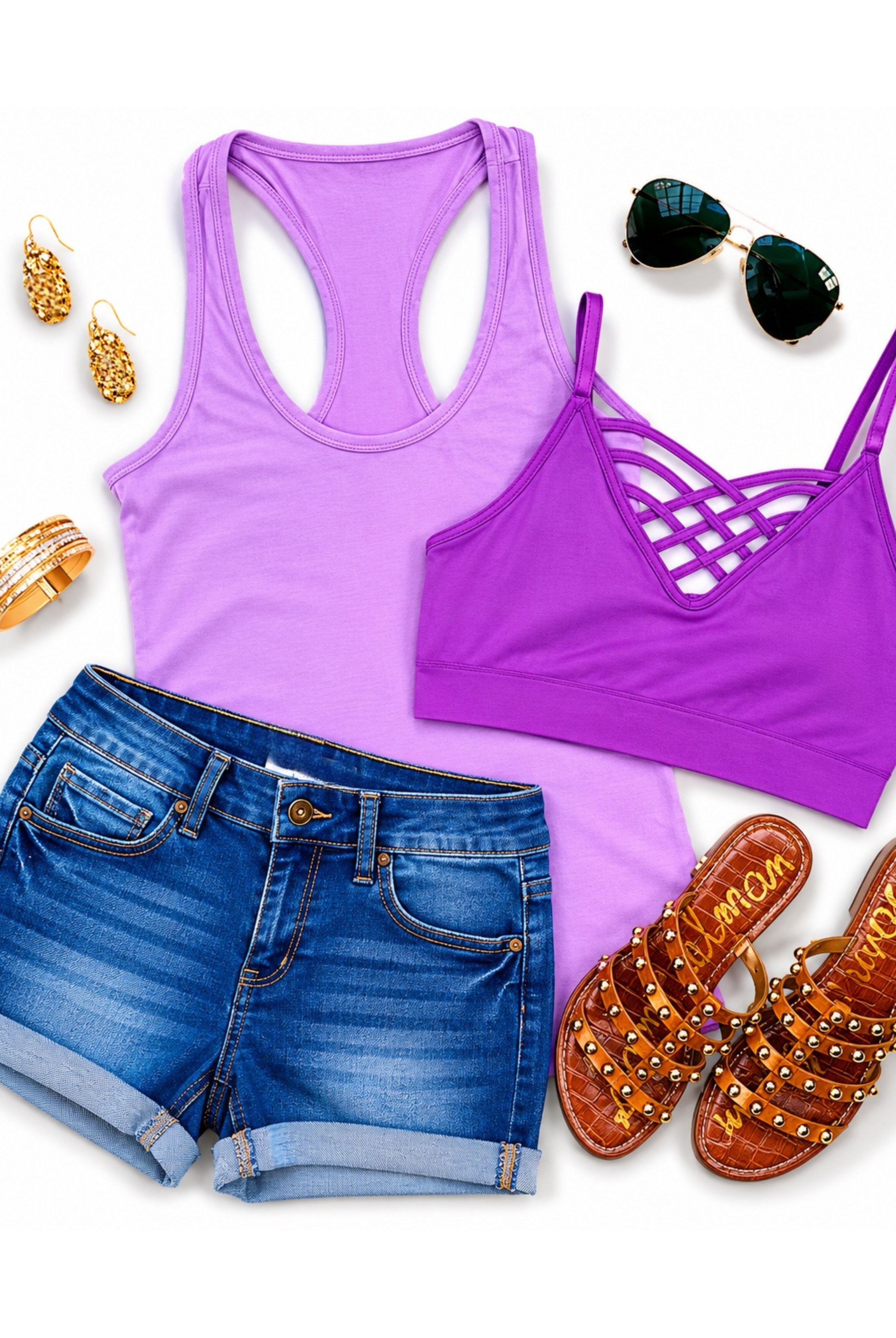 Basic Racerback Tank - Lilac-Top-privityboutique.com-Privity Boutique, Women’s Fashion Boutique in Mesa, Arizona