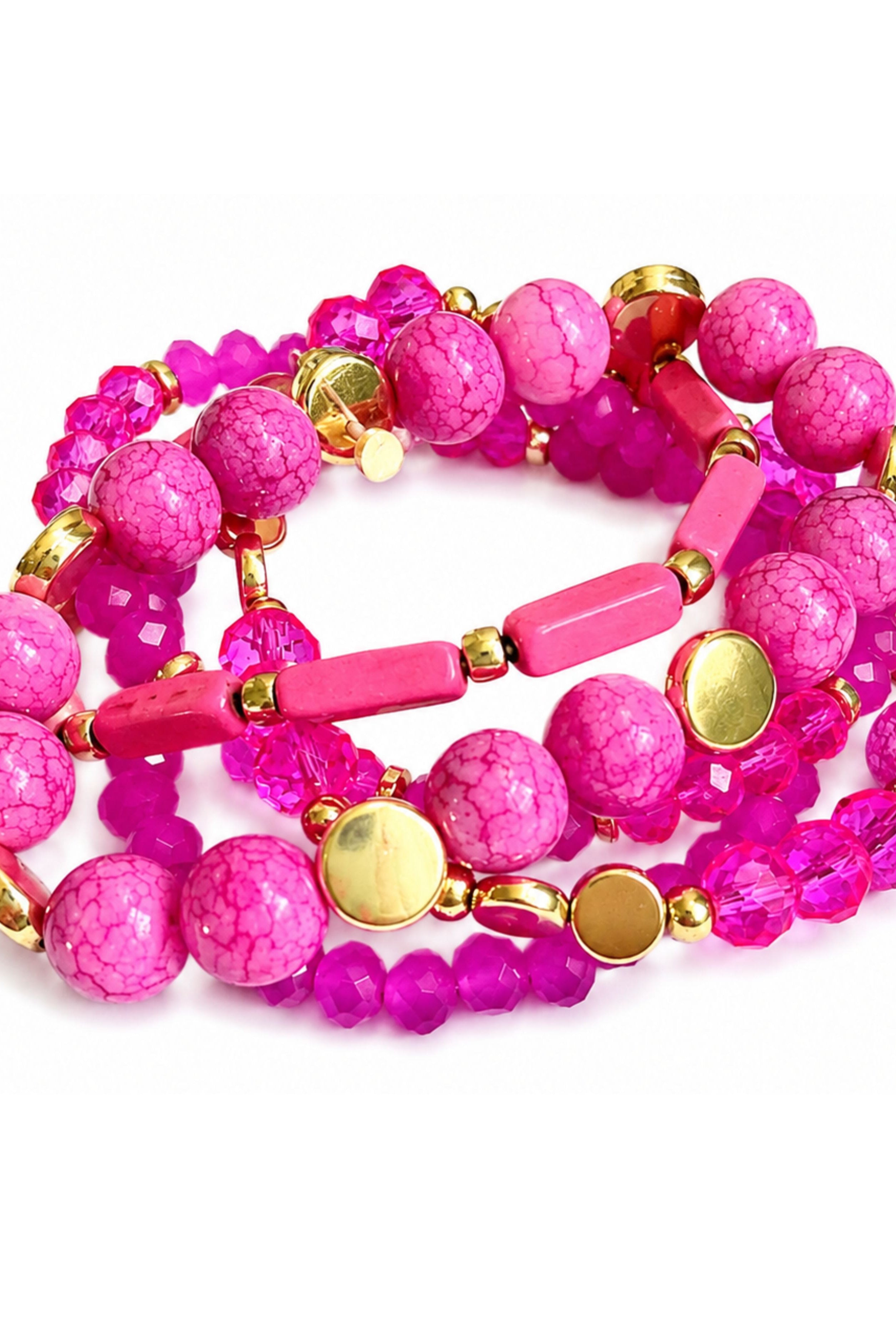 In Stages Bracelet - Pink-bracelet-privityboutique.com-Privity Boutique, Women’s Fashion Boutique in Mesa, Arizona