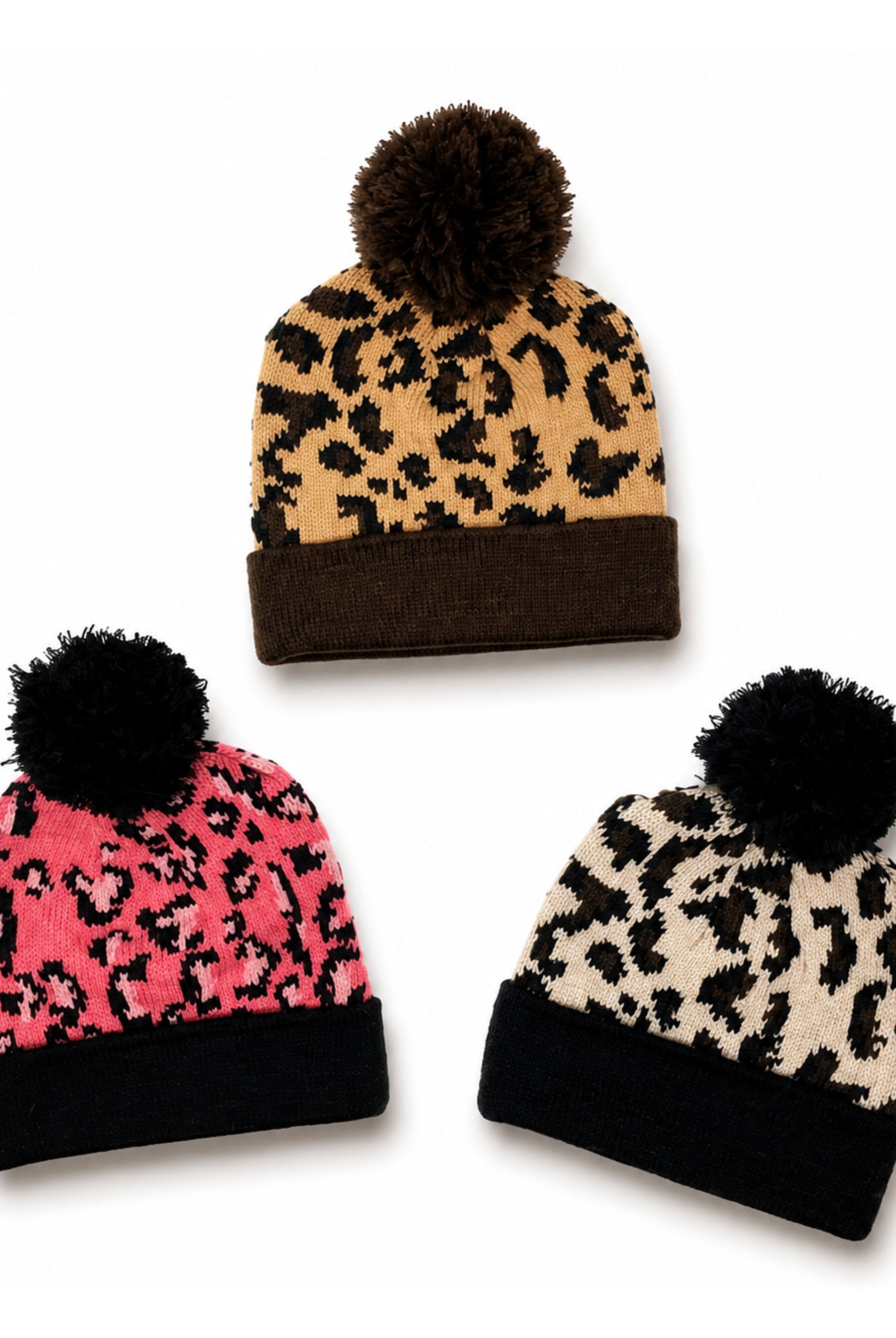 Leopard 2-Tone Beanie - Multiple Colors-beanie-privityboutique-Privity Boutique, Women’s Fashion Boutique in Mesa, Arizona