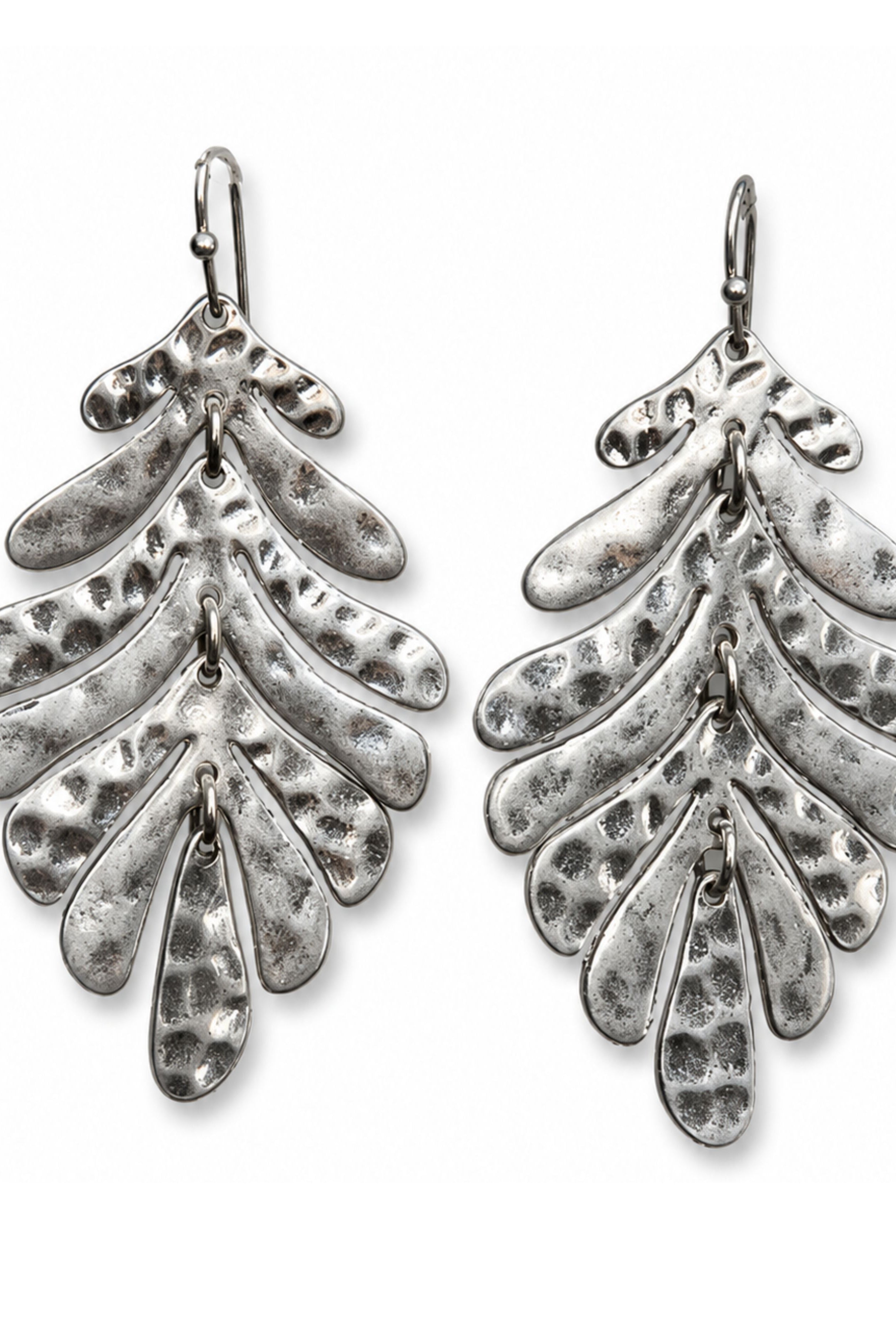 Silver Leaf Earrings-earrings-privityboutique.com-Privity Boutique, Women’s Fashion Boutique in Mesa, Arizona