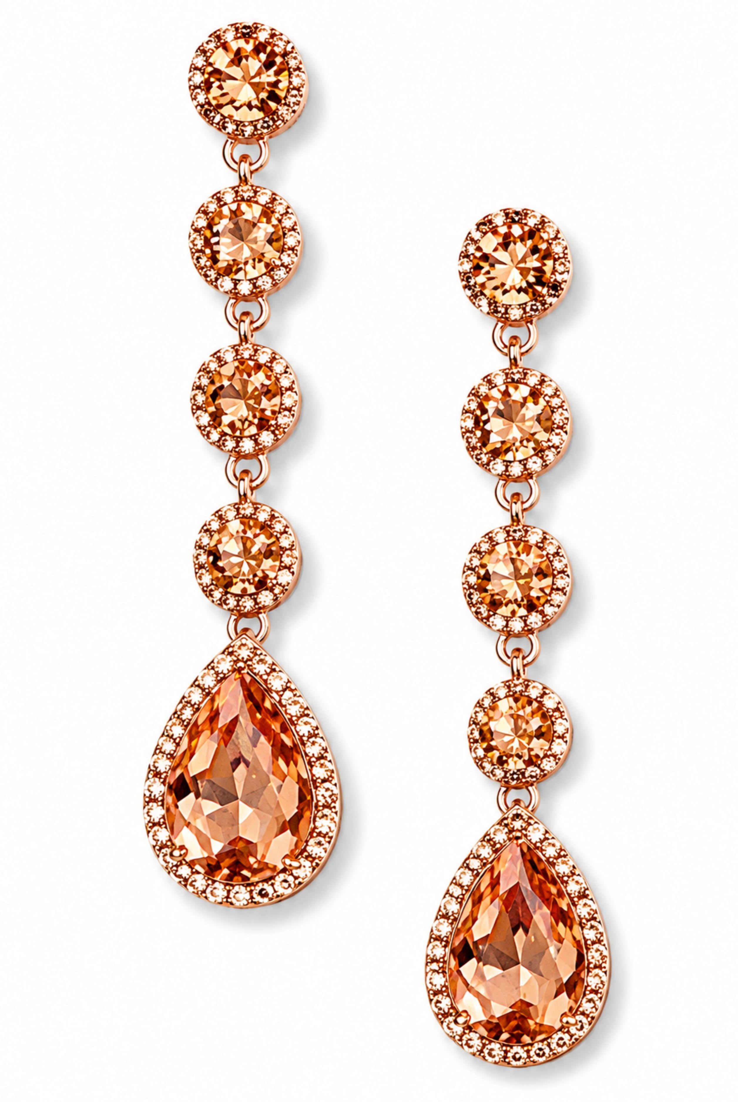 Rose Gold Stunner Earrings-earrings-privityboutique-Privity Boutique, Women’s Fashion Boutique in Mesa, Arizona