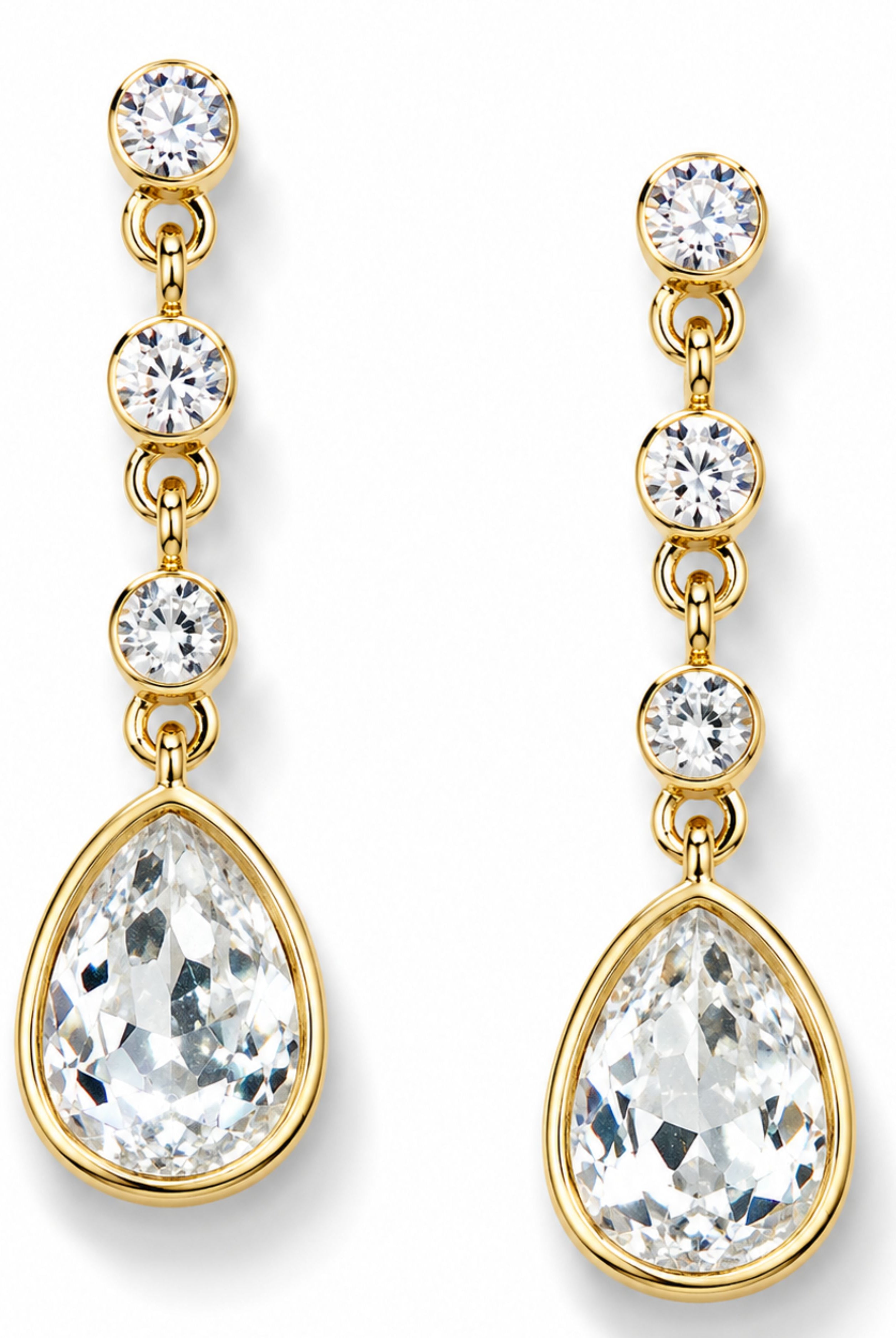 When She Speaks Gold Teardrop Earrings-earrings-privityboutique.com-Privity Boutique, Women’s Fashion Boutique in Mesa, Arizona