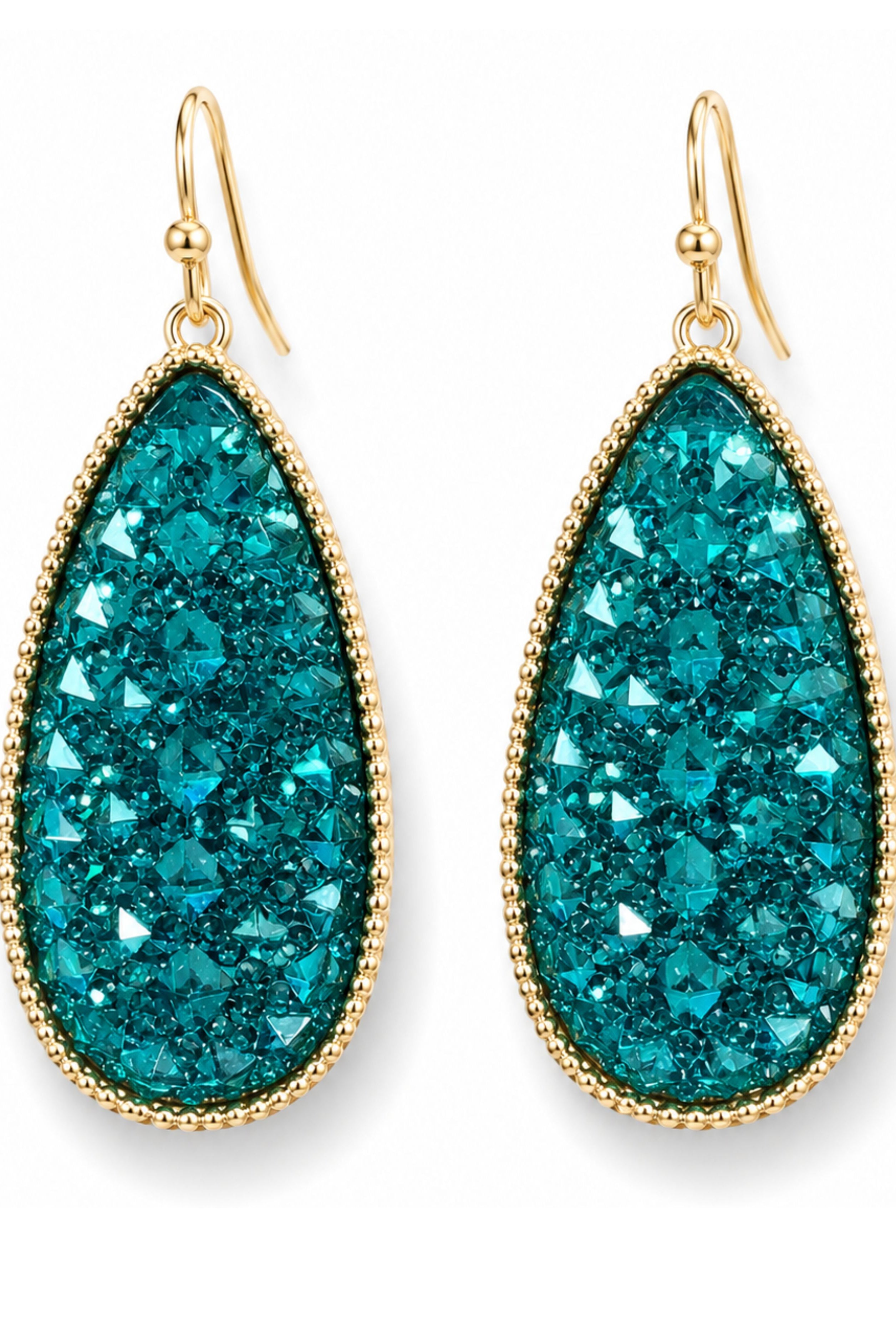 Bold & Exciting Teardrop Druzy Earrings-earrings-privityboutique-Privity Boutique, Women’s Fashion Boutique in Mesa, Arizona
