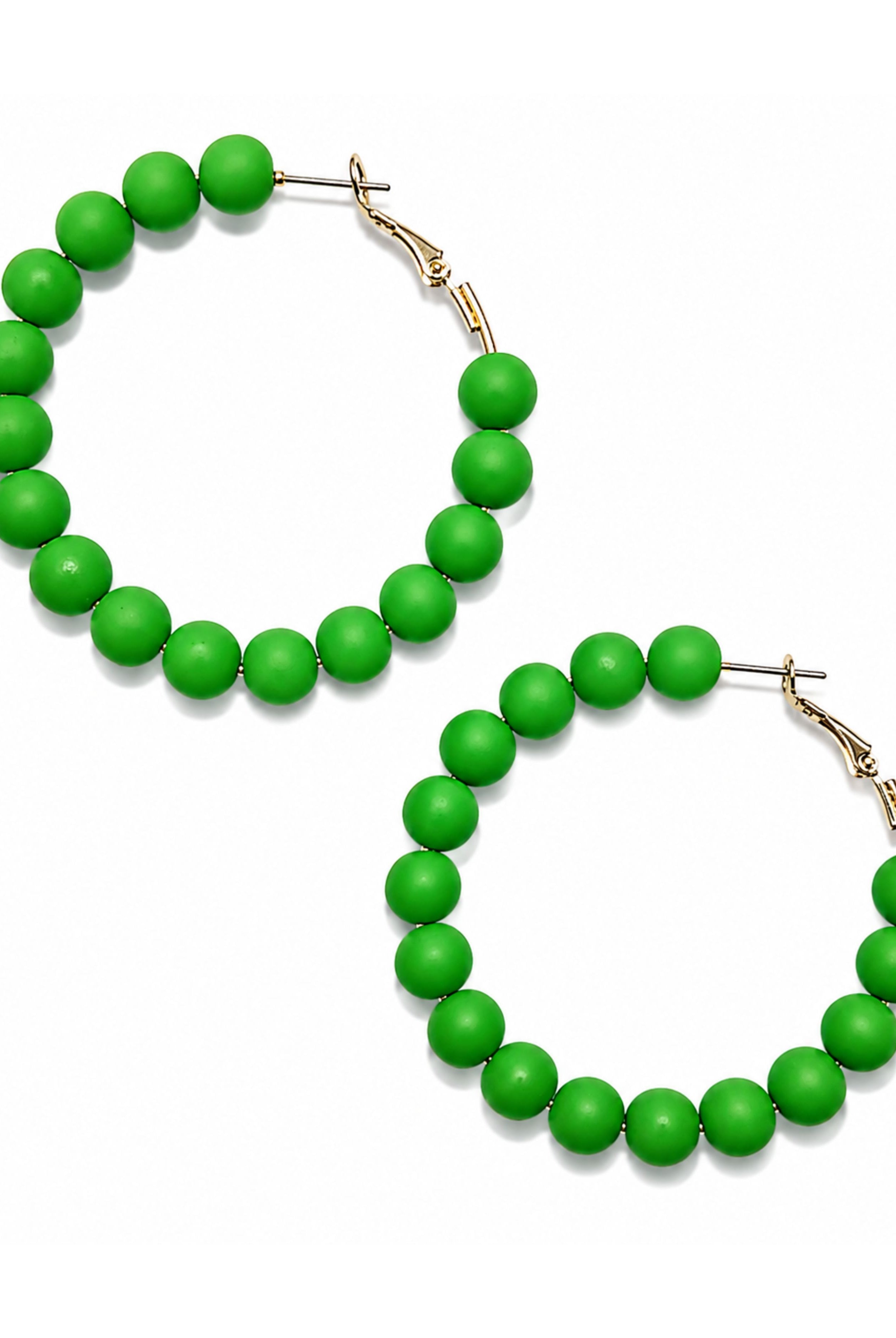 Bold Beaded Hoop Earrings-earrings-privityboutique-Privity Boutique, Women’s Fashion Boutique in Mesa, Arizona