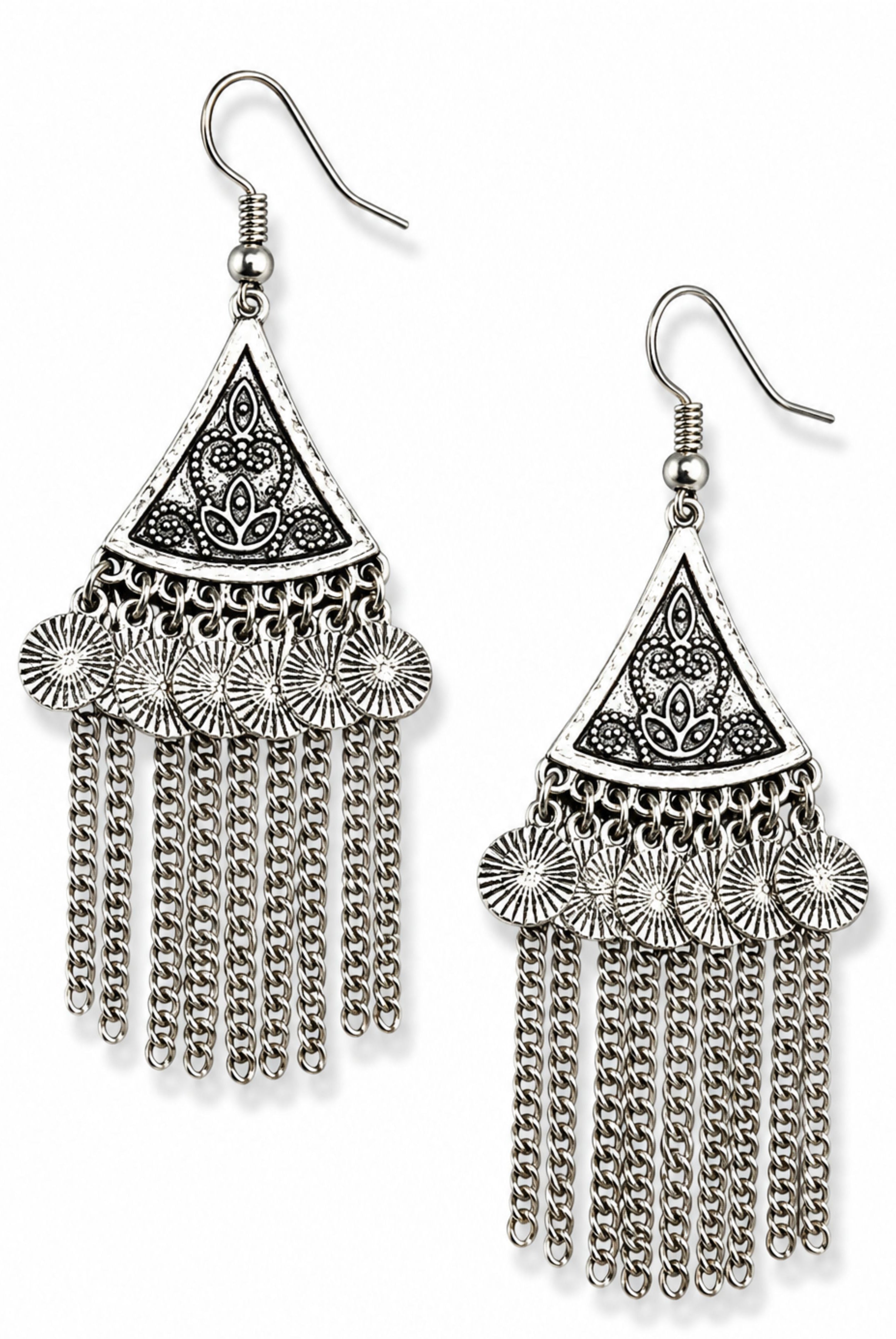 Streets of Silver Earrings-earrings-privityboutique-Privity Boutique, Women’s Fashion Boutique in Mesa, Arizona