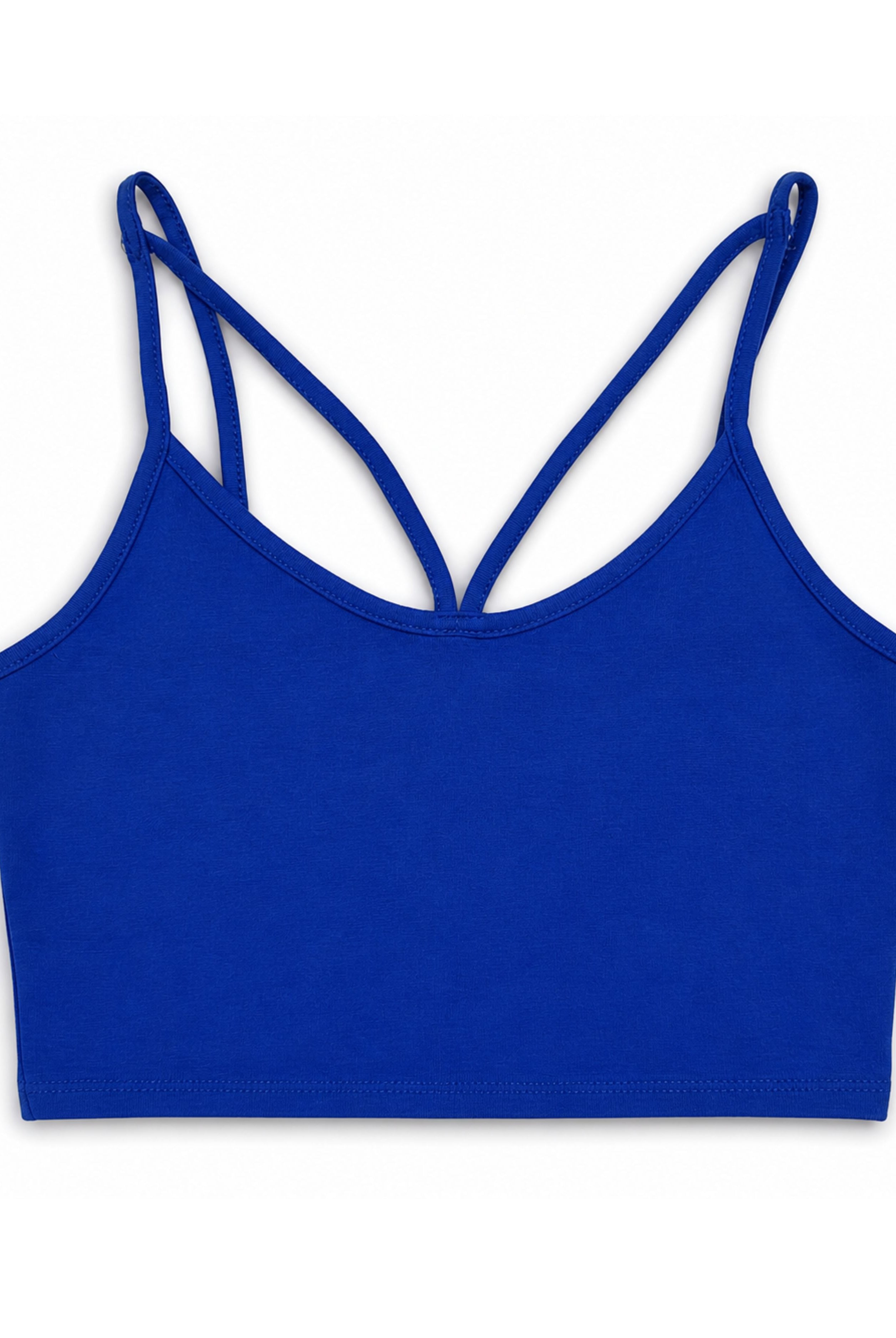 Criss Cross Crop Top Bralette - Royal-Top-privityboutique.com-Privity Boutique, Women’s Fashion Boutique in Mesa, Arizona