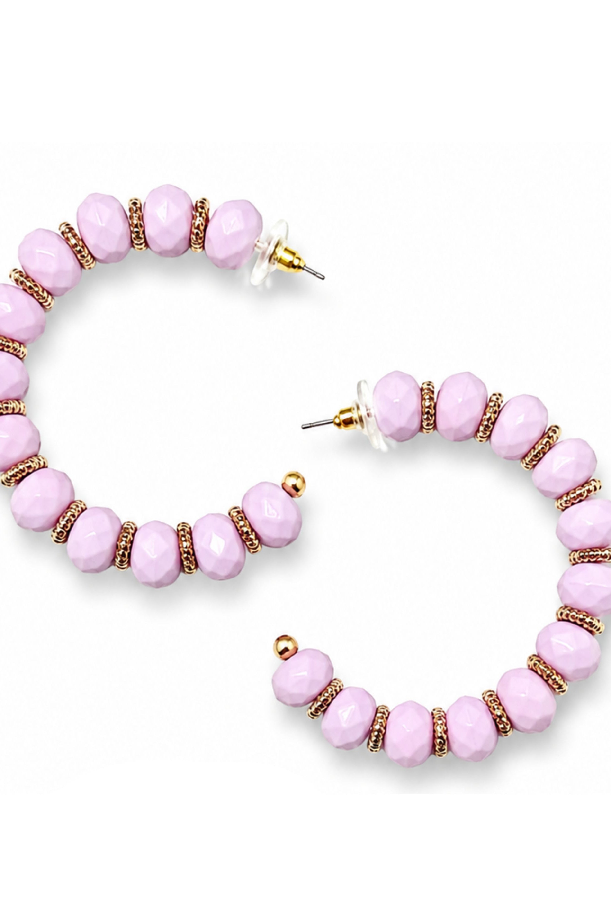 Beaded Hoop Earrings-earrings-privityboutique-Privity Boutique, Women’s Fashion Boutique in Mesa, Arizona