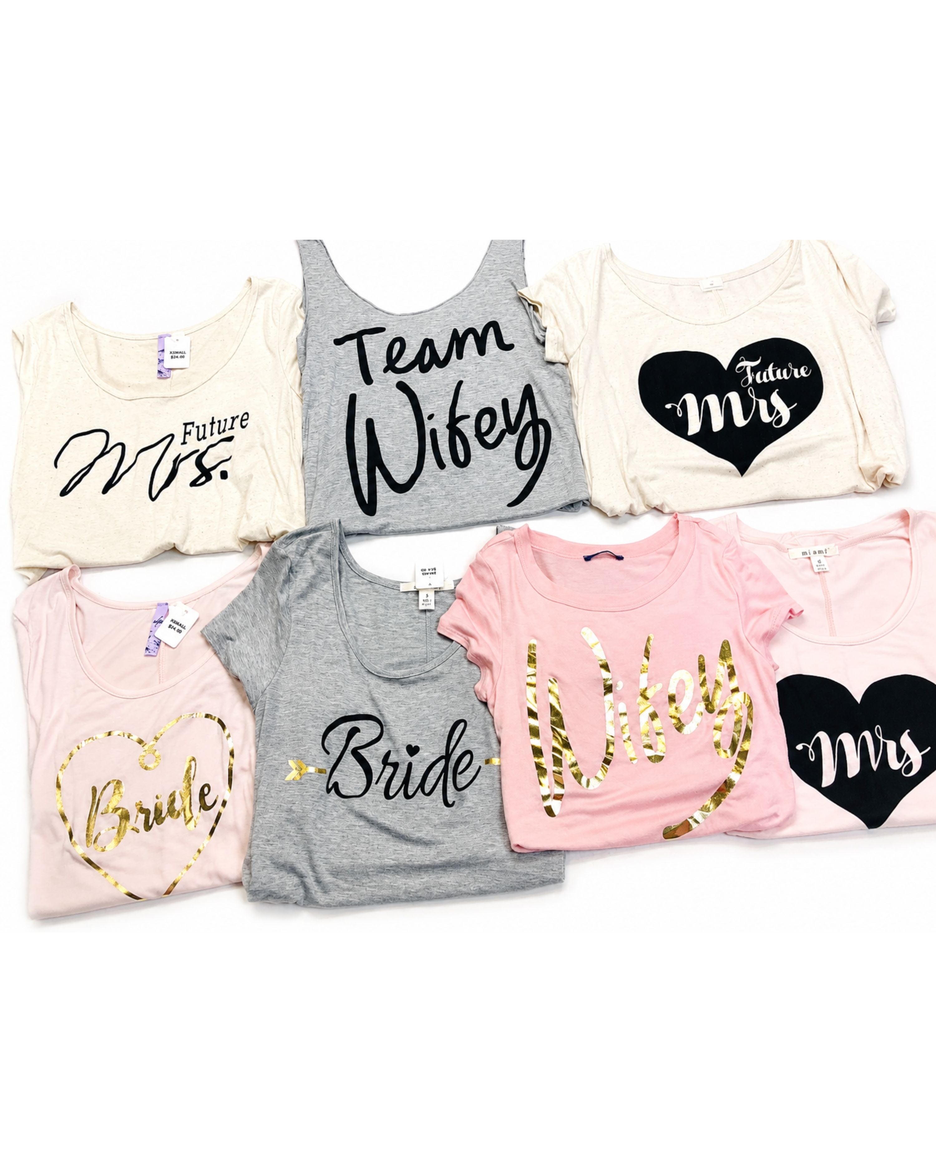 Bride Short Sleeve Graphic Tee: Grey-Top-privityboutique.com-Privity Boutique, Women’s Fashion Boutique in Mesa, Arizona