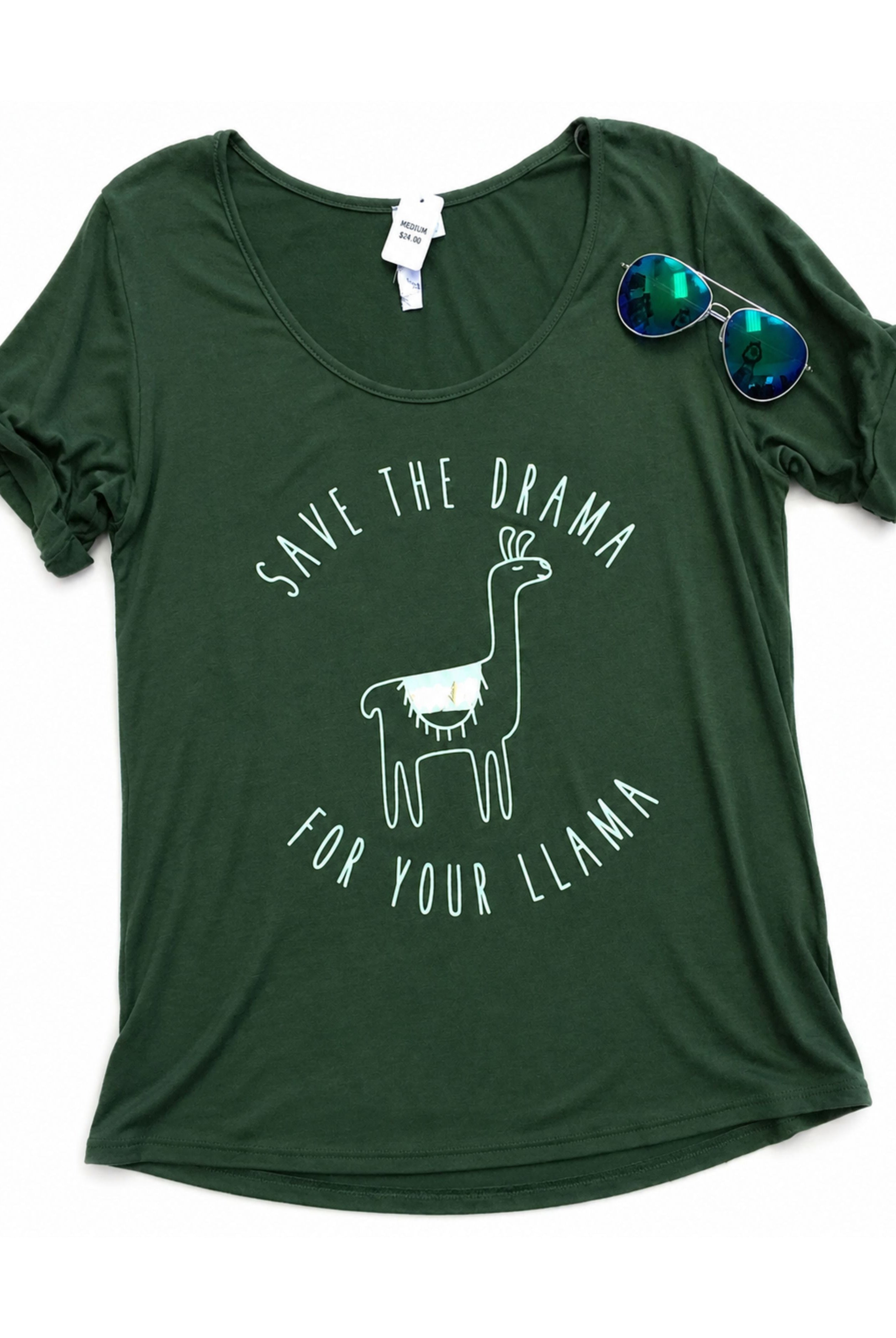 Save the Drama for your Llama-Top-privityboutique.com-Privity Boutique, Women’s Fashion Boutique in Mesa, Arizona