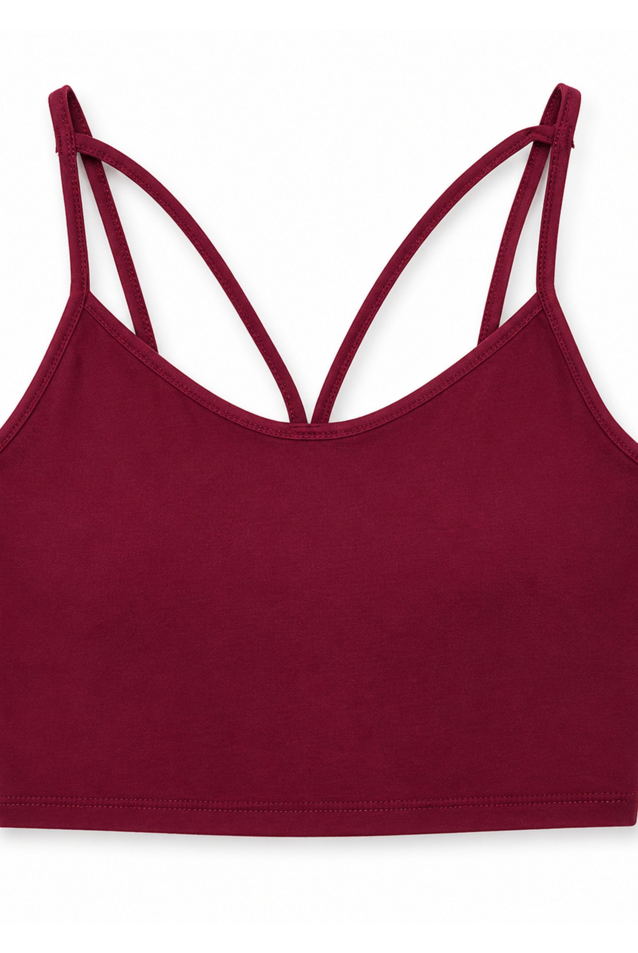 Criss Cross Crop Top Bralette - Burgundy-Bralette-privityboutique.com-Privity Boutique, Women’s Fashion Boutique in Mesa, Arizona