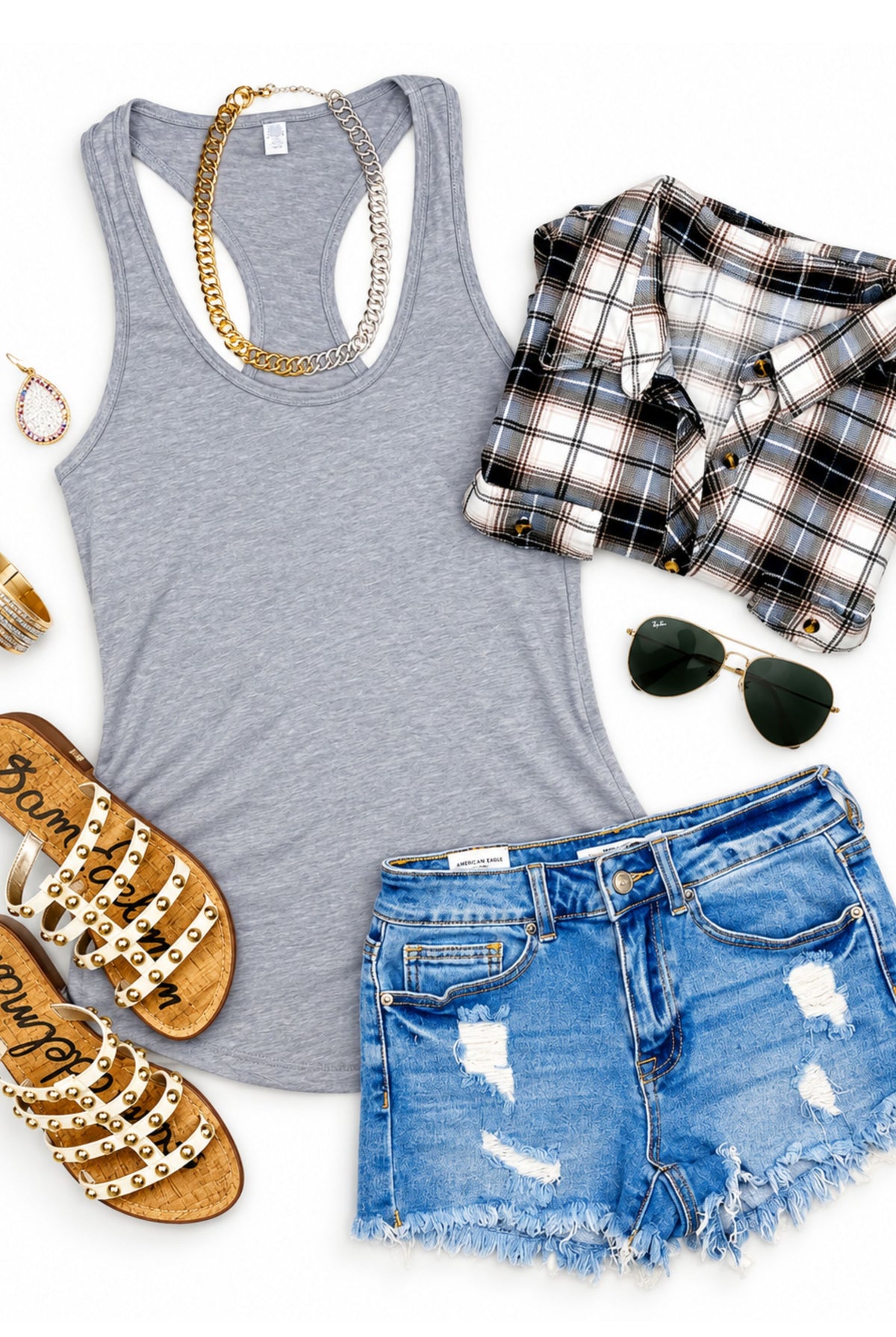 Basic Racerback Tank - H Grey-Top-privityboutique.com-Privity Boutique, Women’s Fashion Boutique in Mesa, Arizona