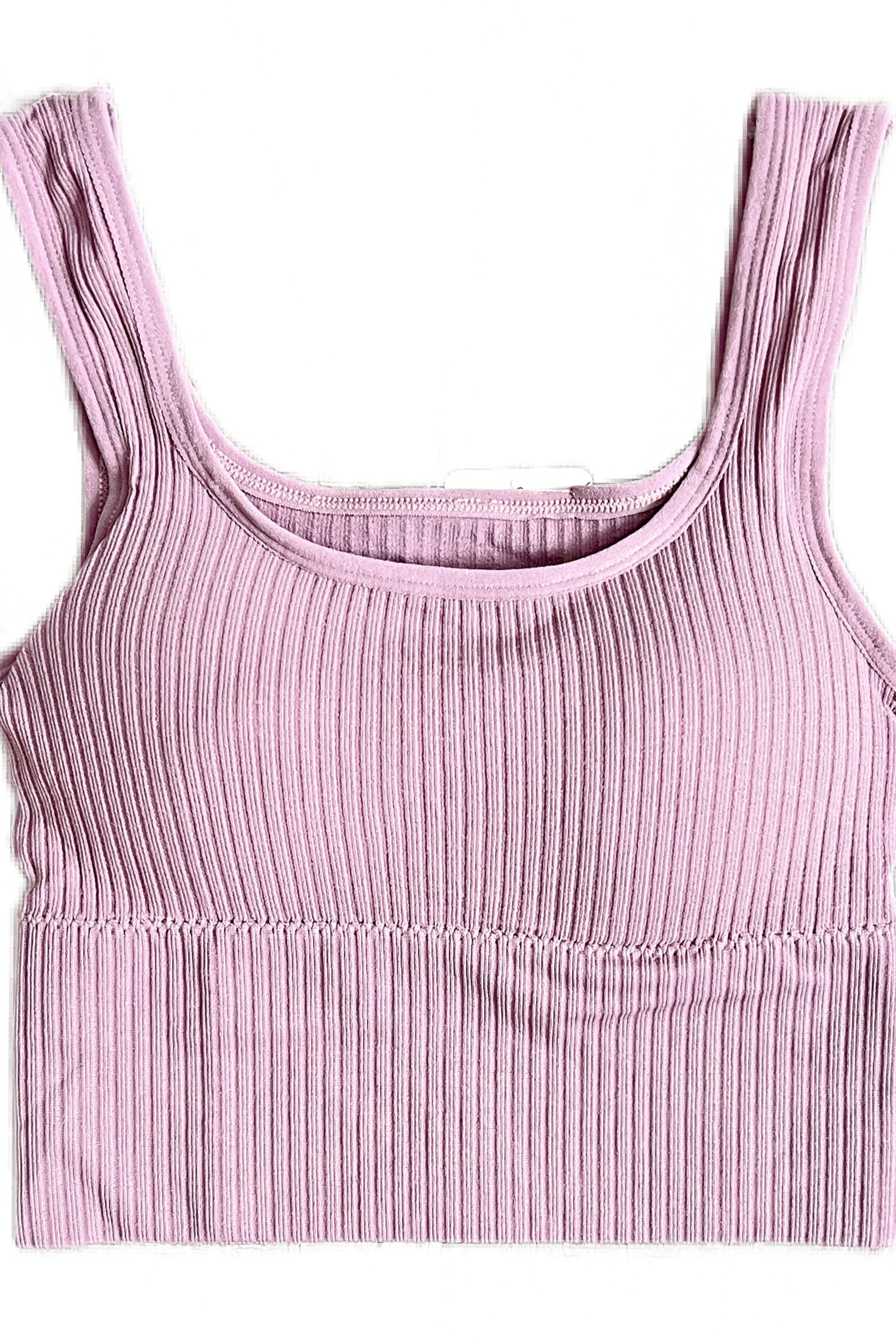 Duly Noted Ribbed Crop Top - Lavender-Top-privityboutique.com-Privity Boutique, Women’s Fashion Boutique in Mesa, Arizona