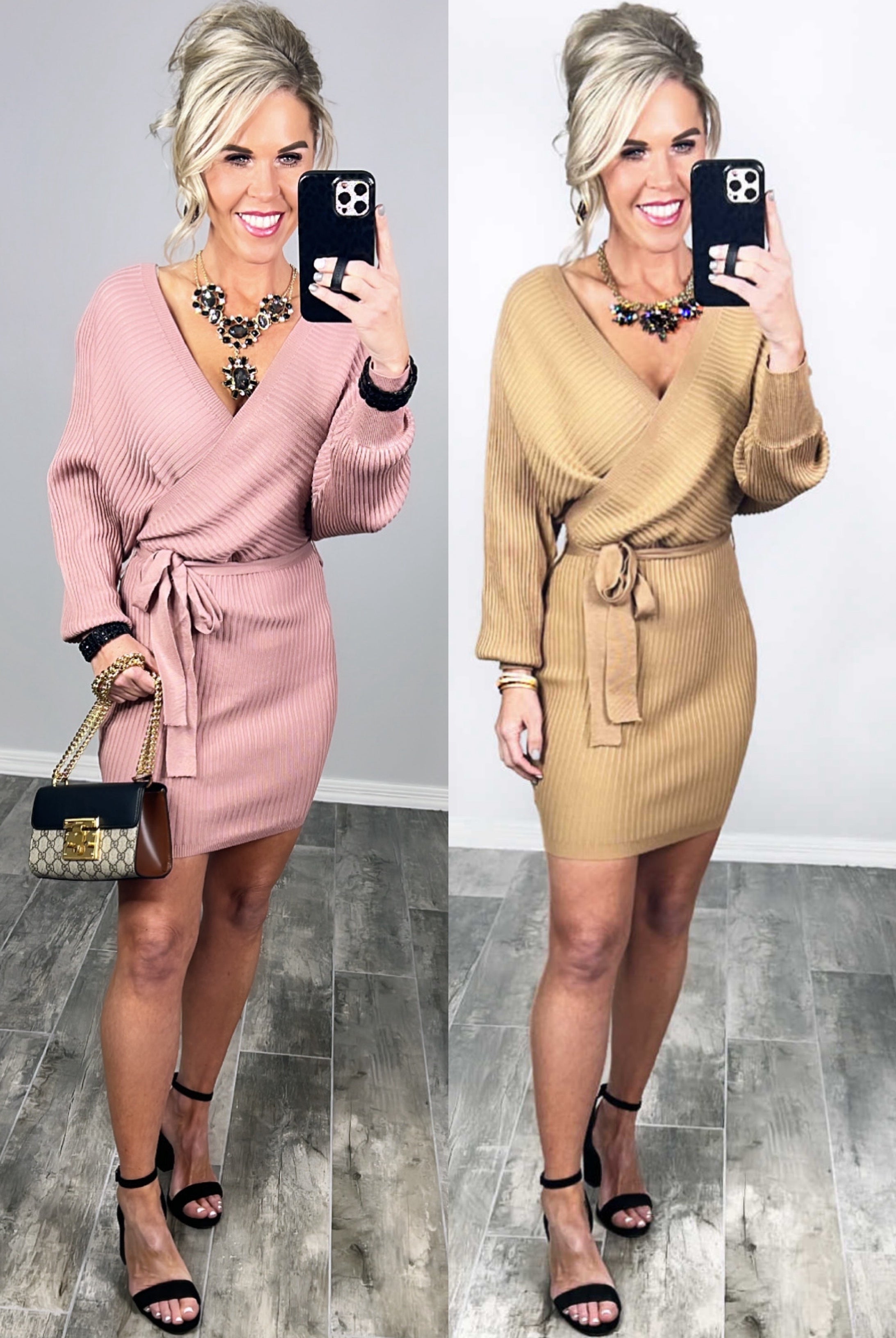 Want Your Digits Sweater Dress - Multiple Colors-dress-privityboutique-Privity Boutique, Women’s Fashion Boutique in Mesa, Arizona