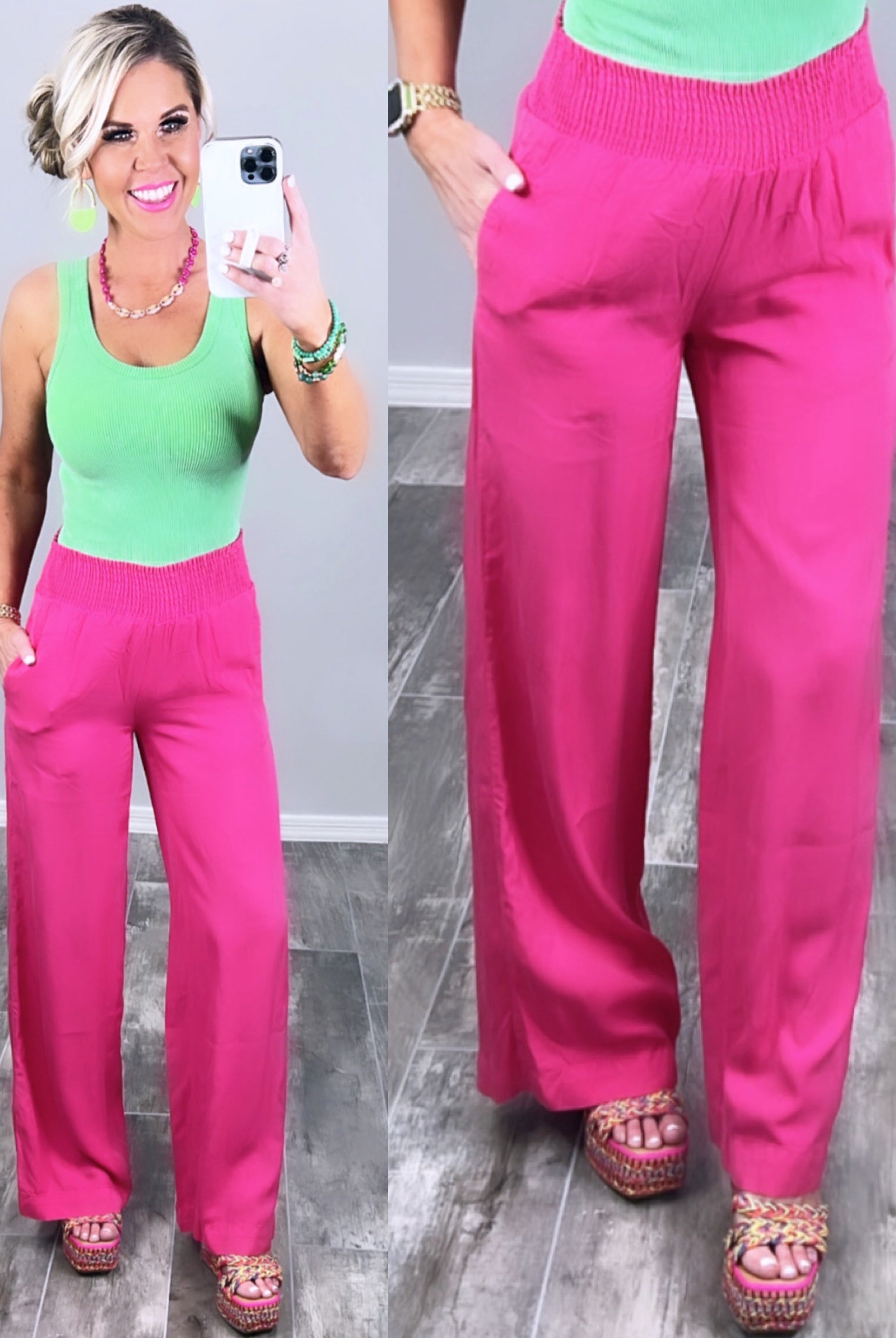 Uncover The Mystery Pants - Pink-Pants-privityboutique.com-Privity Boutique, Women’s Fashion Boutique in Mesa, Arizona