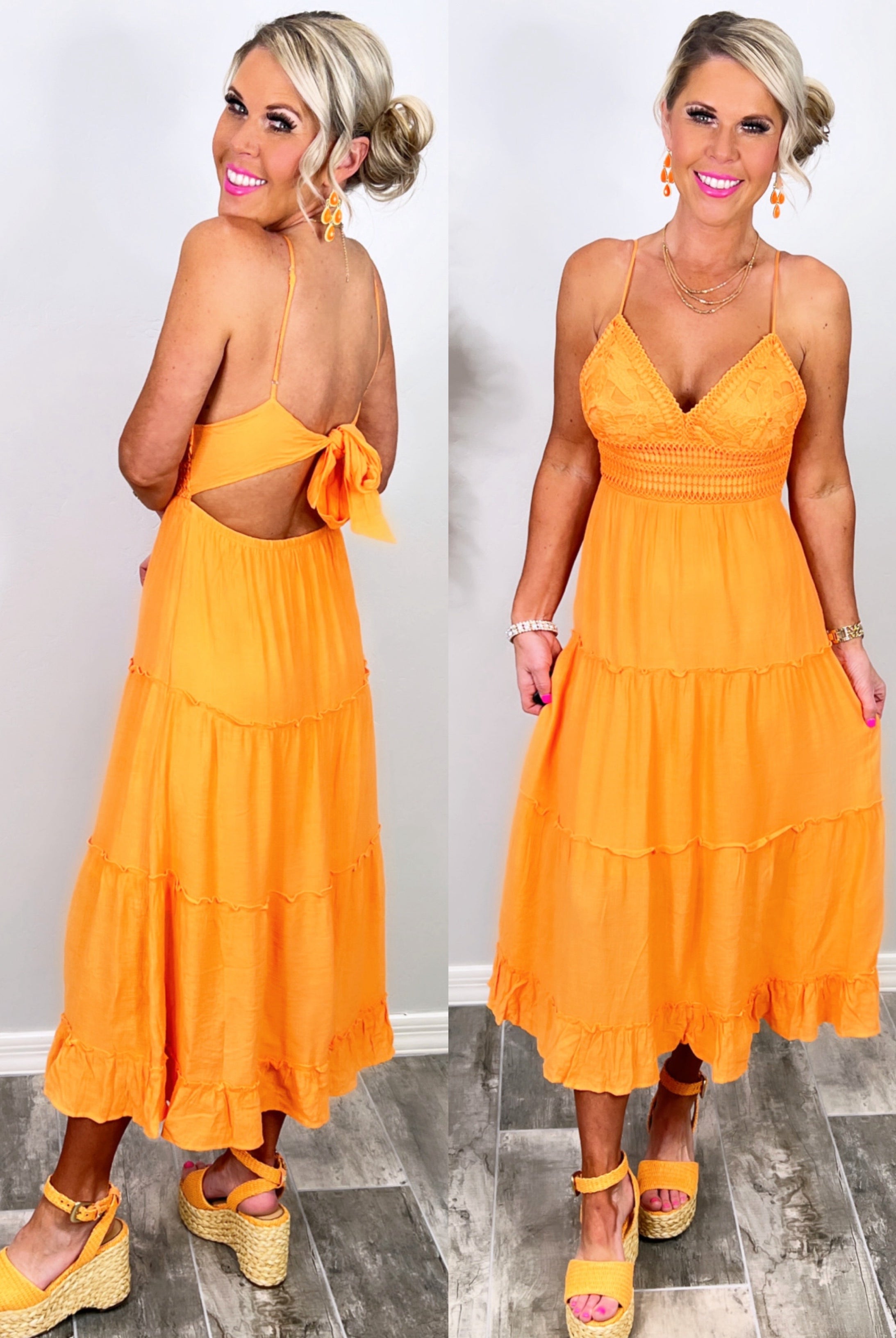 It All Begins With Love Maxi Dress - Orange-Dress-privityboutique.com-Privity Boutique, Women’s Fashion Boutique in Mesa, Arizona