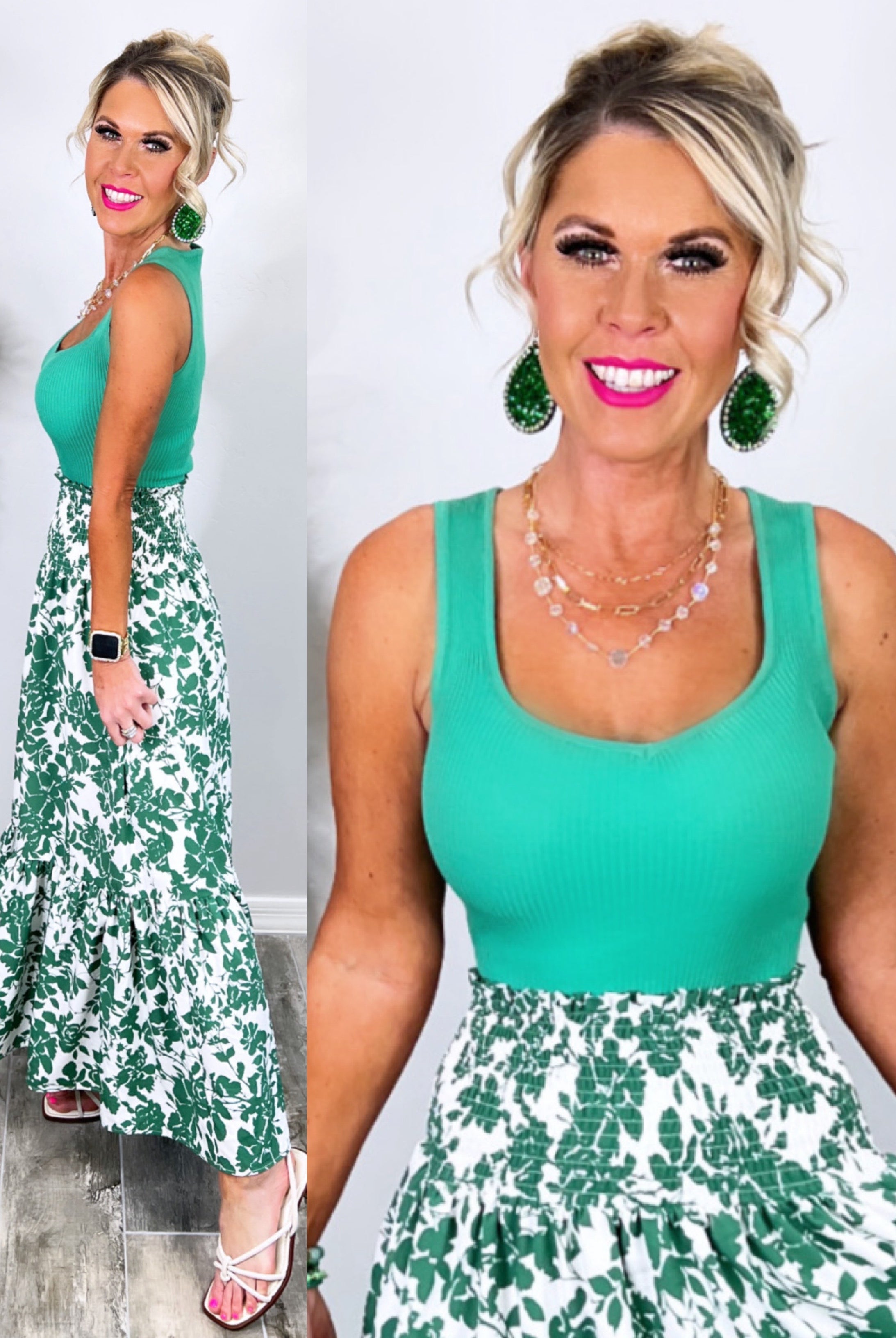 Easy Afternoon Bodysuit - Green-Top-privityboutique.com-Privity Boutique, Women’s Fashion Boutique in Mesa, Arizona