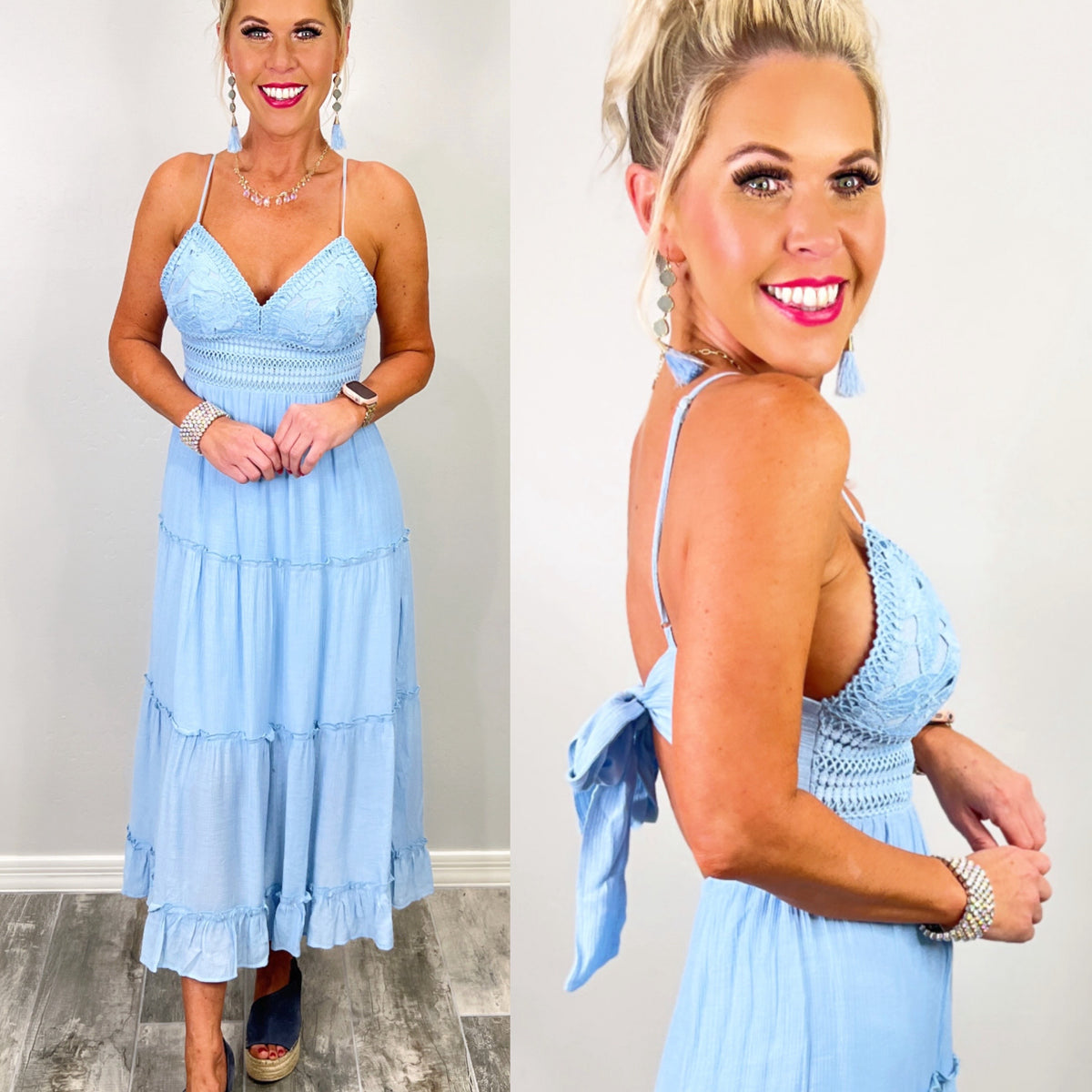 linking love maxi dress in navy It All Begins With Love Maxi Dress