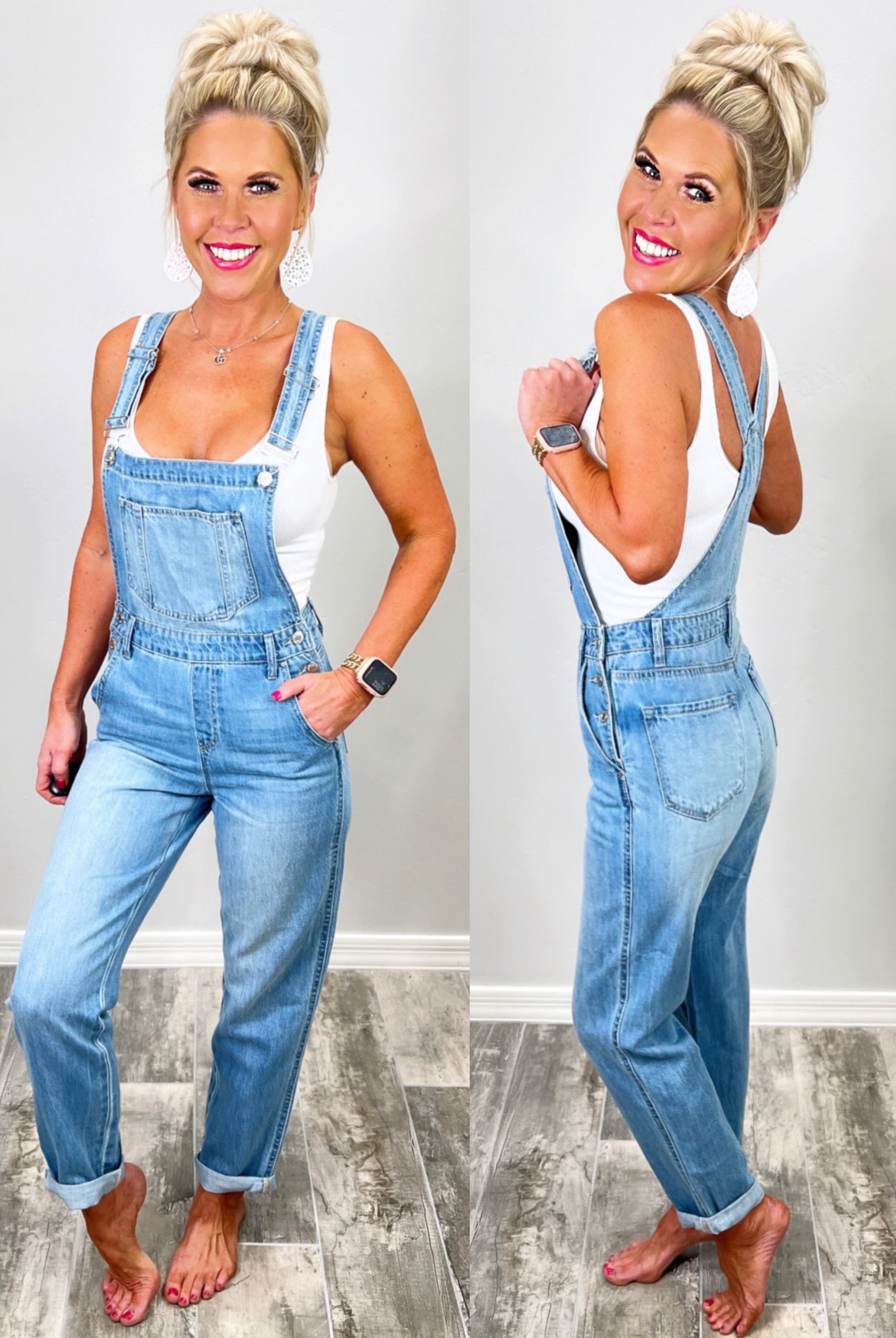 Best Yet Light Wash Overalls-overalls-privityboutique-Privity Boutique, Women’s Fashion Boutique in Mesa, Arizona