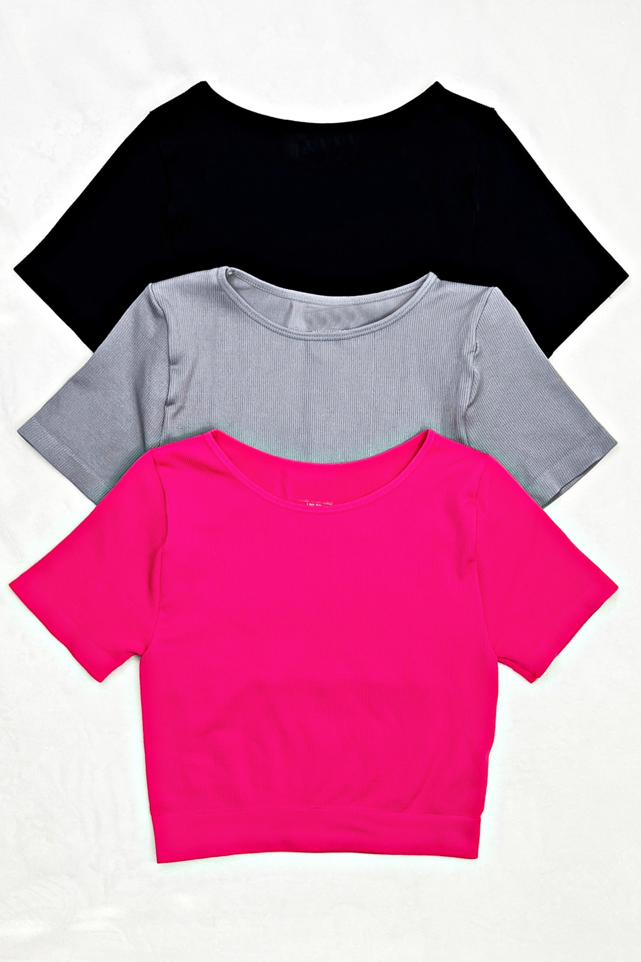 Forgotten Memories Ribbed Cropped Tee-privityboutique-Privity Boutique, Women’s Fashion Boutique in Mesa, Arizona