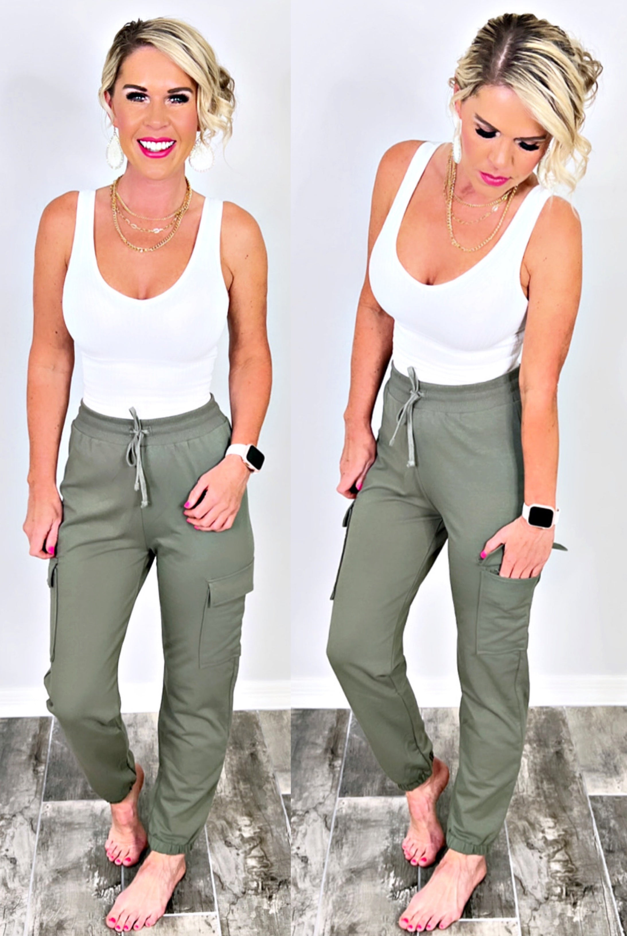 Cargo Pocket Joggers-cargo pocket jogger joggers-privityboutique.com-Privity Boutique, Women’s Fashion Boutique in Mesa, Arizona