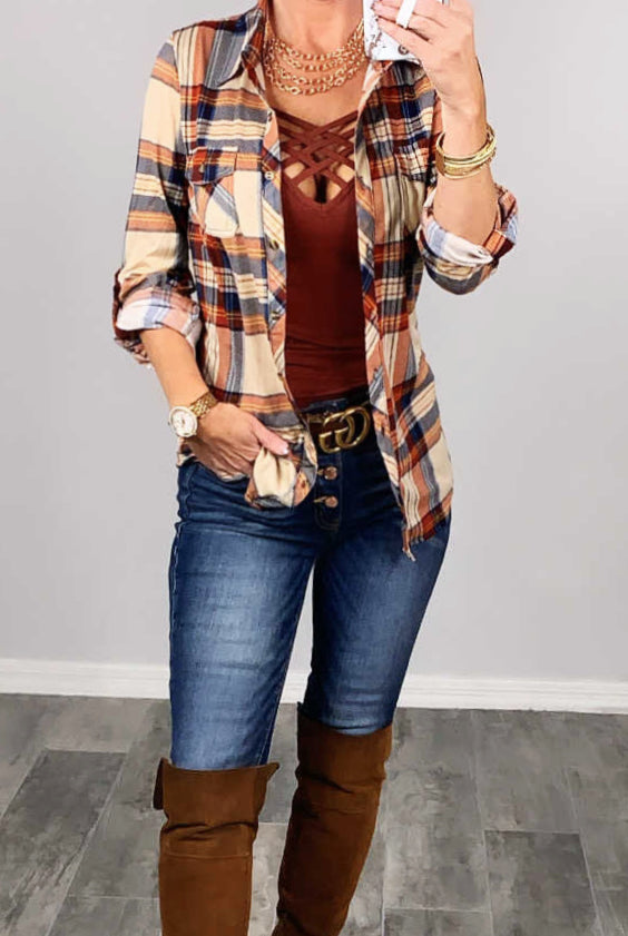 Long Caged Cami - Rust-cami-privityboutique-Privity Boutique, Women’s Fashion Boutique in Mesa, Arizona