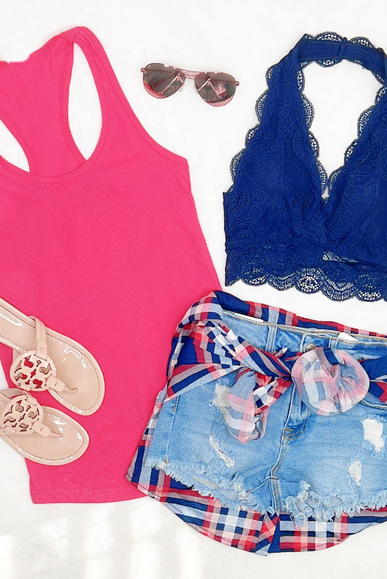 Basic Racerback Tank - Fuschia-Top-privityboutique.com-Privity Boutique, Women’s Fashion Boutique in Mesa, Arizona