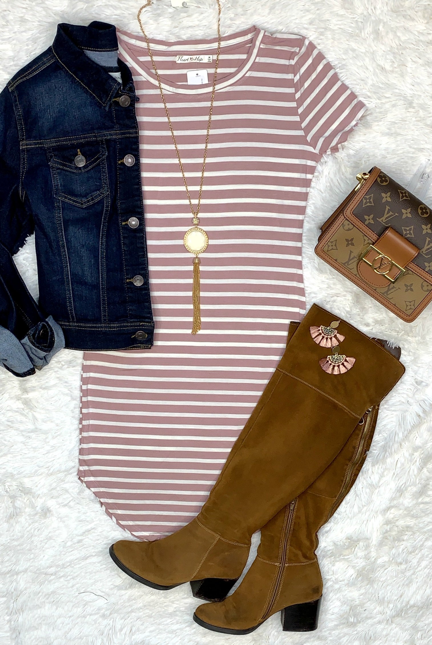 On the Horizon Tunic Dress: Dusty Rose-Top-privityboutique-Privity Boutique, Women’s Fashion Boutique in Mesa, Arizona