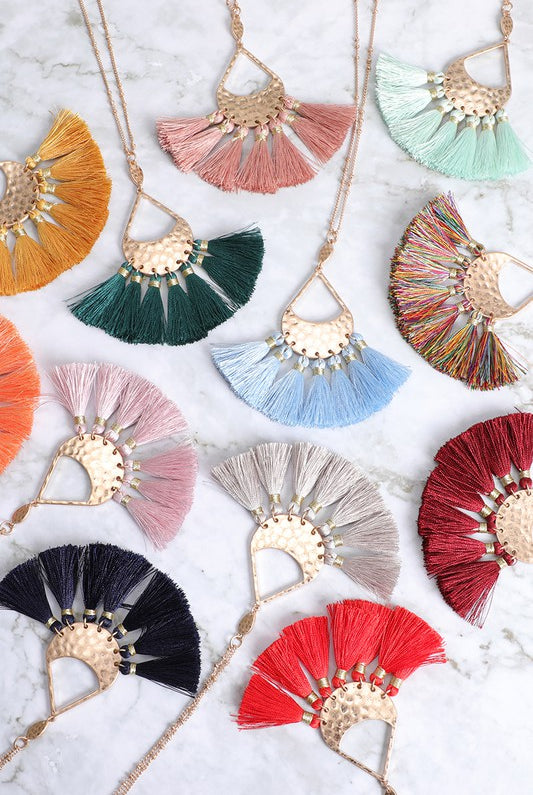 Make it Rain Tassel Necklace-privityboutique-Privity Boutique, Women’s Fashion Boutique in Mesa, Arizona