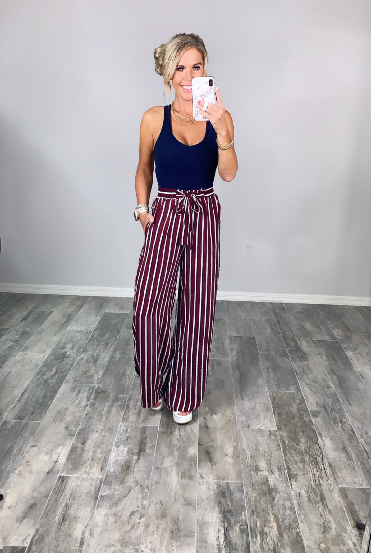Something to Ponder Striped Pants-palazzo-privityboutique.com-Privity Boutique, Women’s Fashion Boutique in Mesa, Arizona