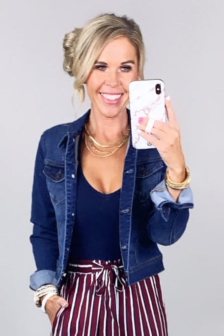 Casual Life Jean Jacket 2.0-Top-privityboutique.com-Privity Boutique, Women’s Fashion Boutique in Mesa, Arizona