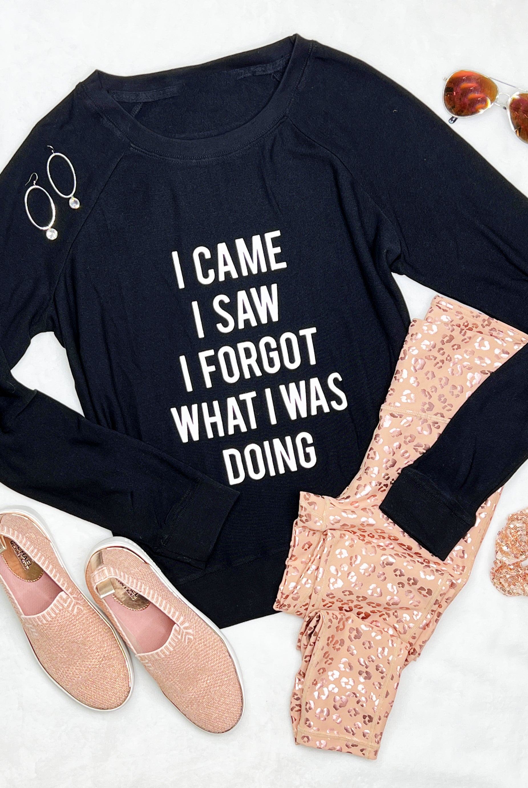 I Came I Saw I Forgot-Top-privityboutique.com-Privity Boutique, Women’s Fashion Boutique in Mesa, Arizona