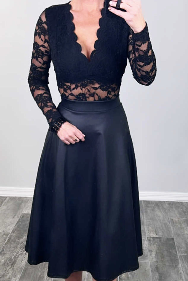 Take The High Road Leather Skirt-Leggings-privityboutique-Privity Boutique, Women’s Fashion Boutique in Mesa, Arizona